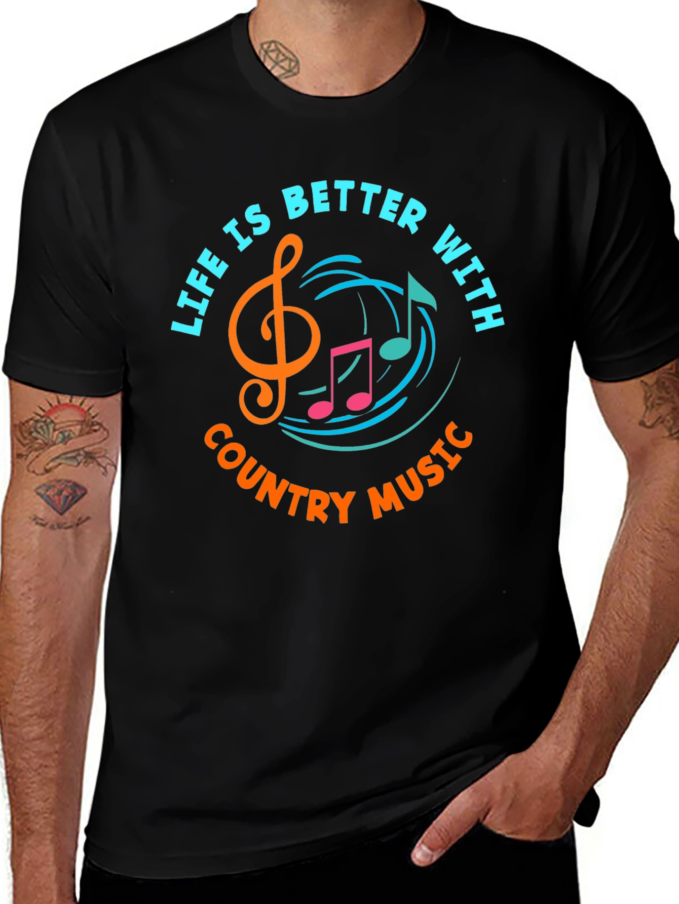 Life is Better With Country Music T-Shirt