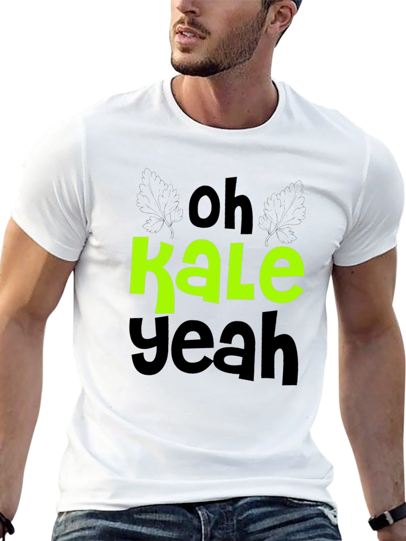 Oh Kale Yeah T-Shirt - Vegan Humor Tee
