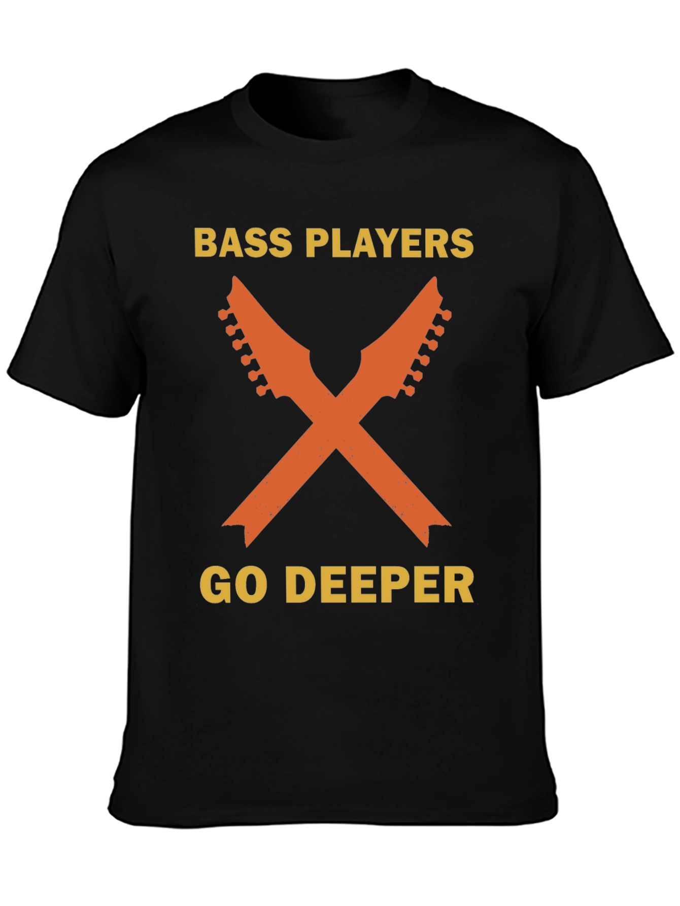 Bass Players Go Deeper Graphic T-Shirt
