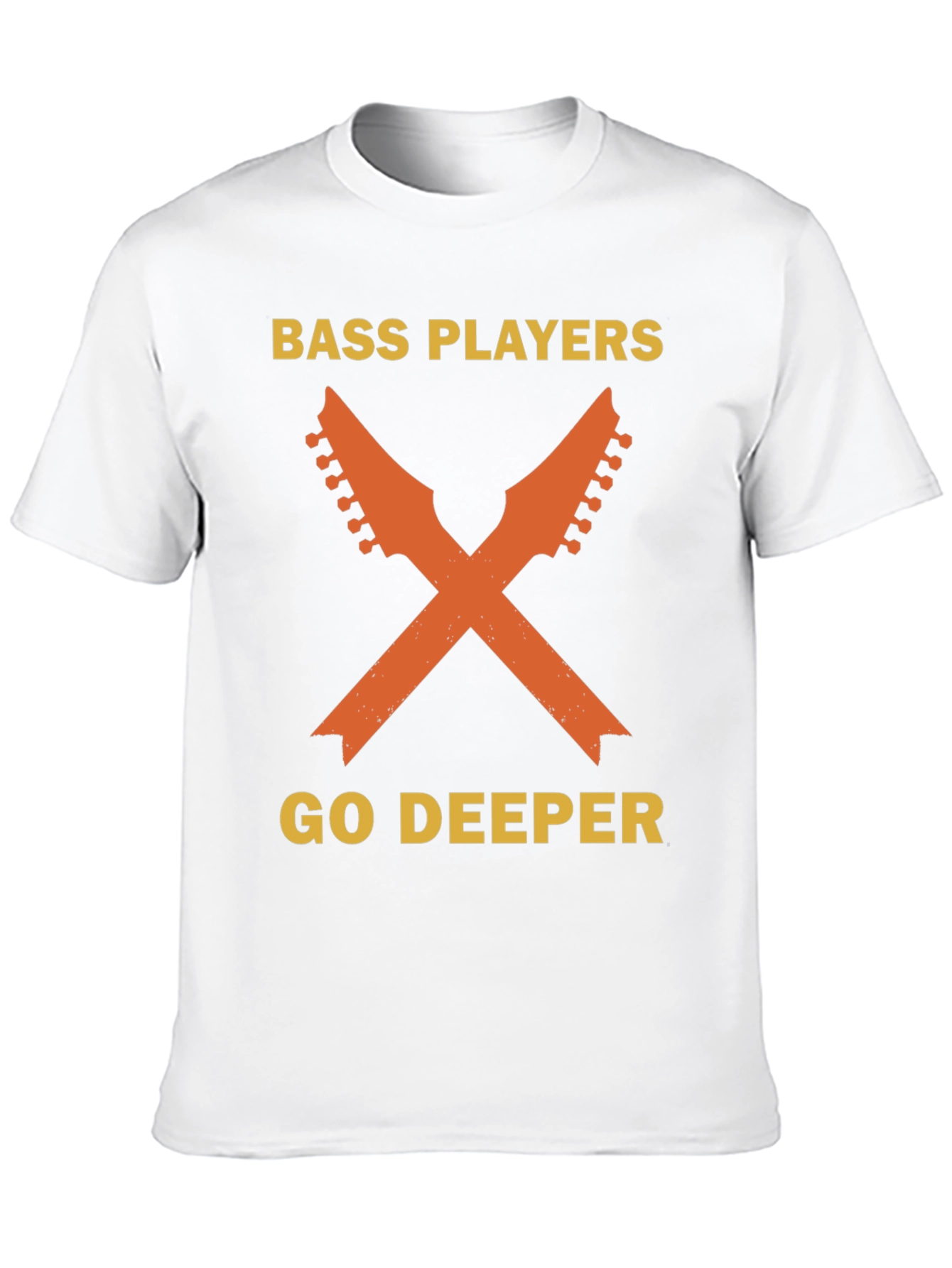 Bass Players Go Deeper Graphic T-Shirt
