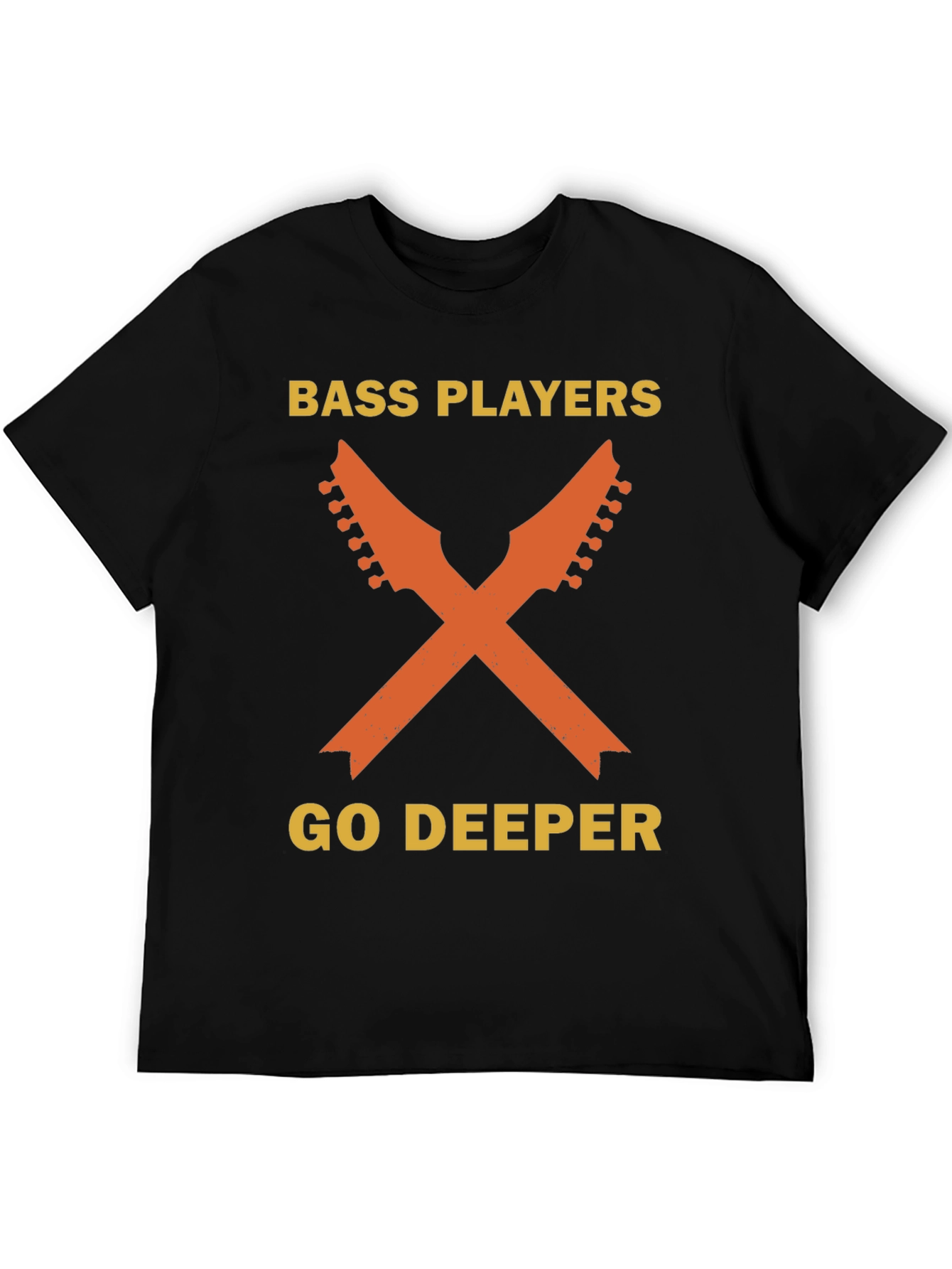 Bass Players Go Deeper Graphic T-Shirt