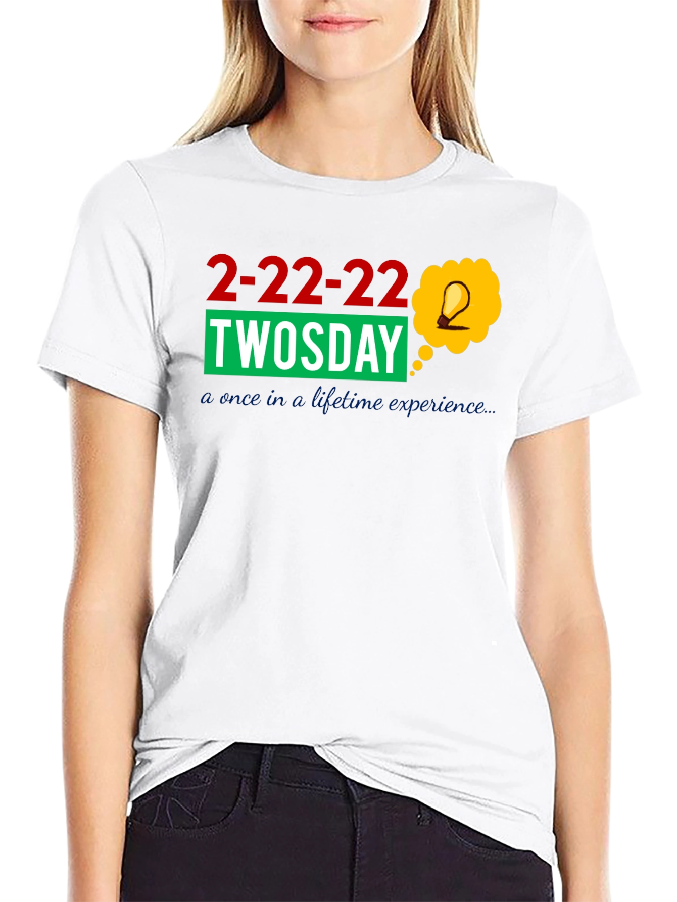 2-22-22 Twosday Once In A Lifetime Black T-Shirt