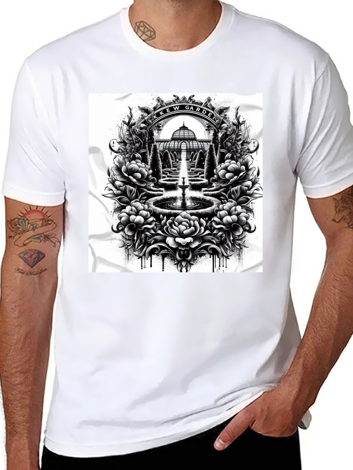 Kew Garden Black T-Shirt