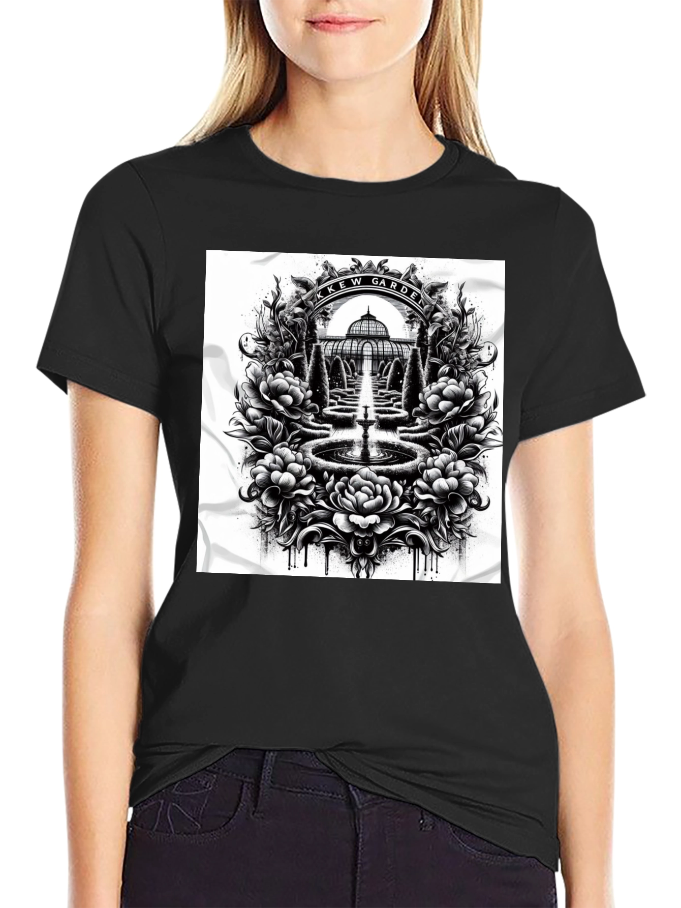 Kew Garden Black T-Shirt
