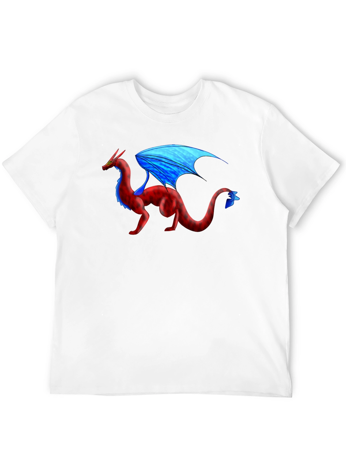 Dragon Graphic T-Shirt - Black Cotton Tee