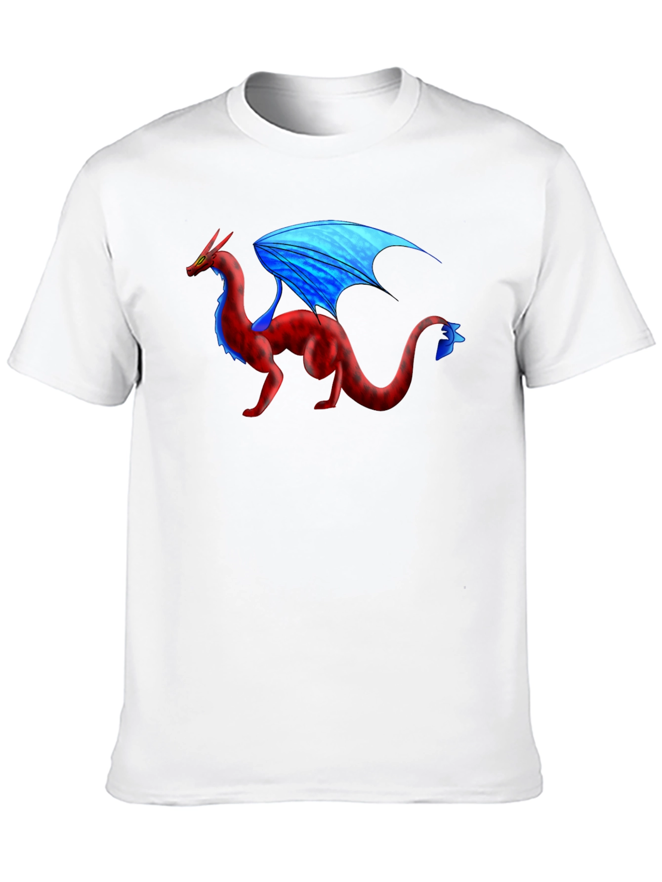 Dragon Graphic T-Shirt - Black Cotton Tee