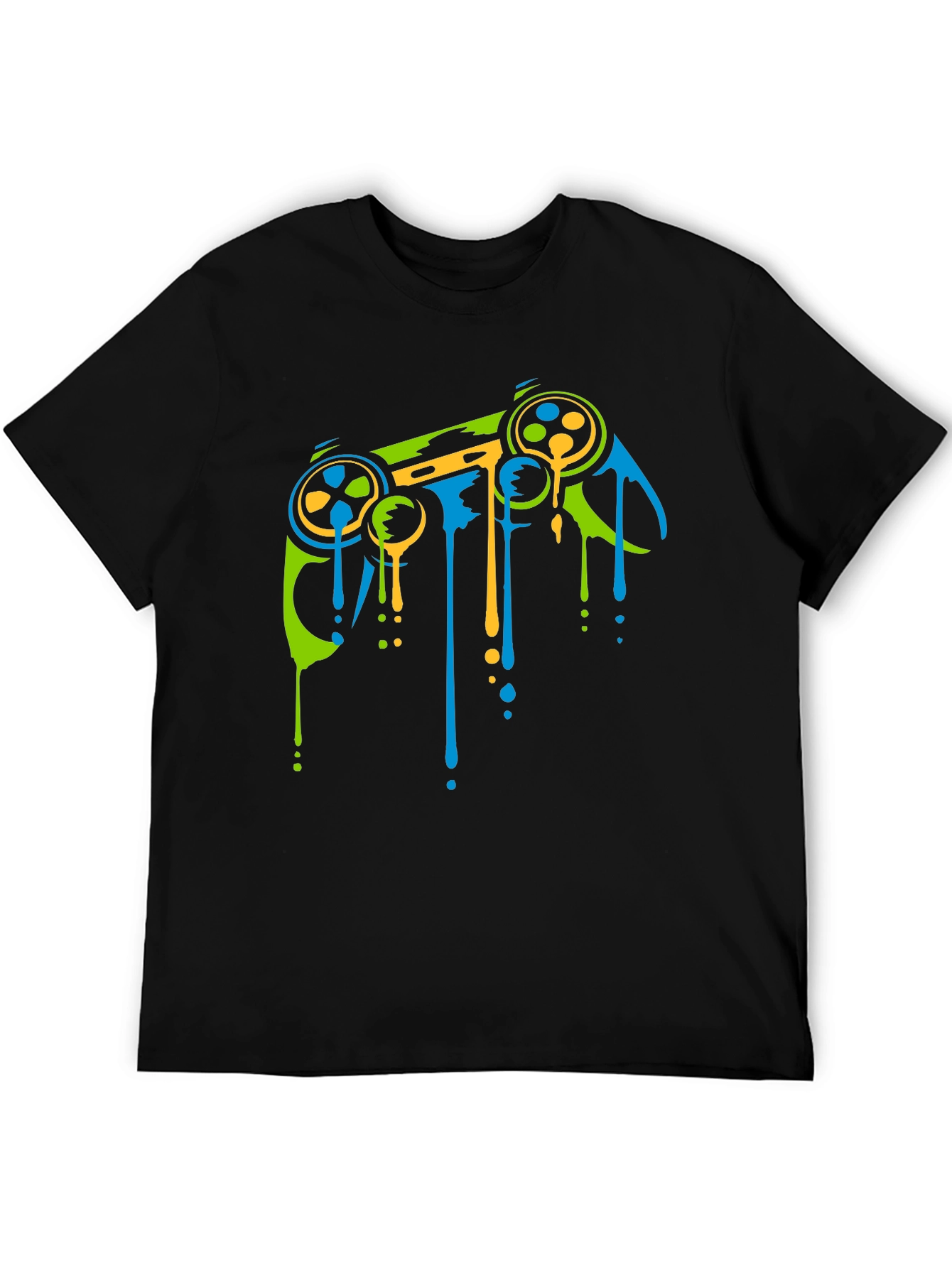 Gaming Controller Drip T-Shirt - Cool Gamer Tee