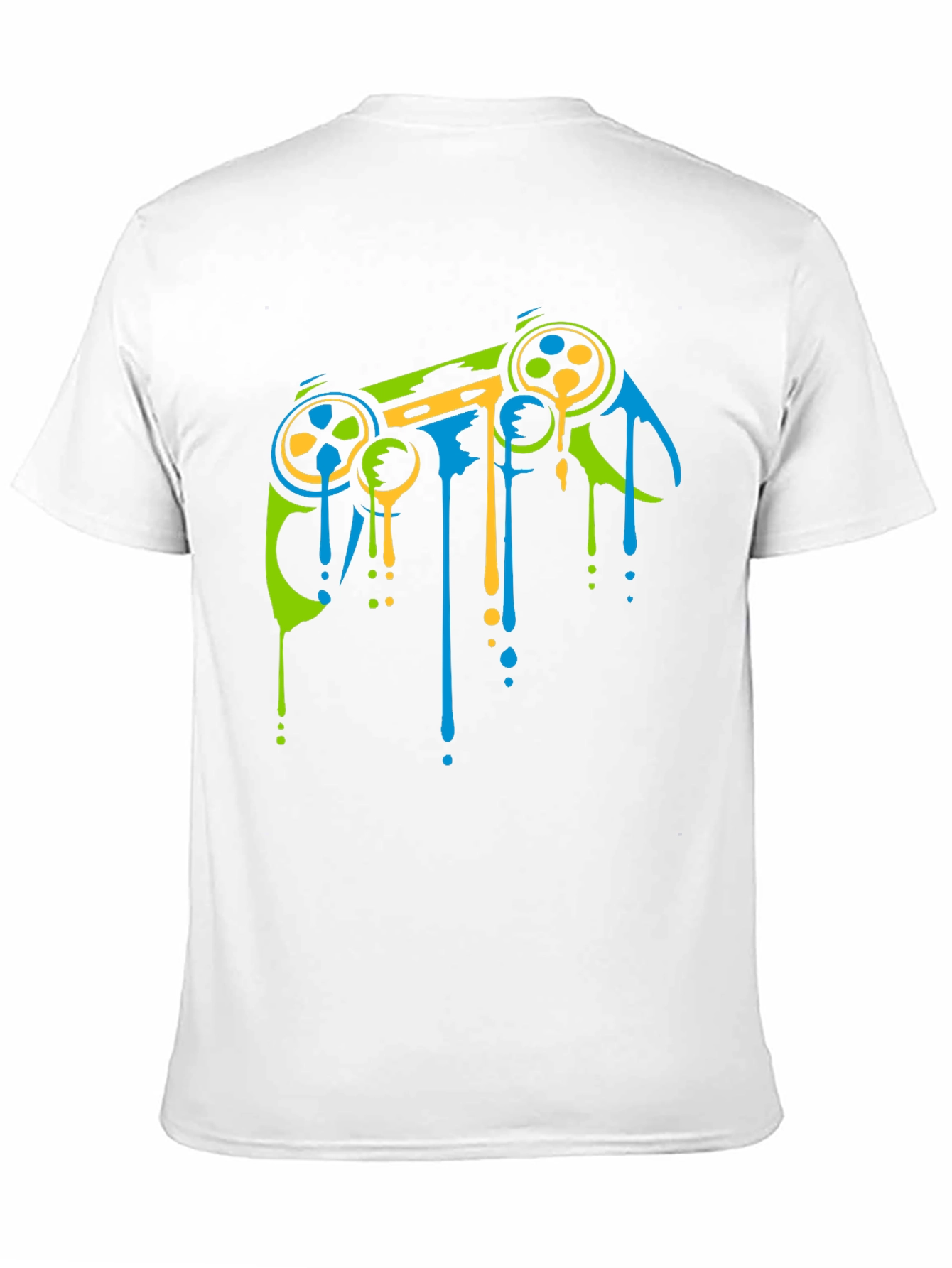 Gaming Controller Drip T-Shirt - Cool Gamer Tee