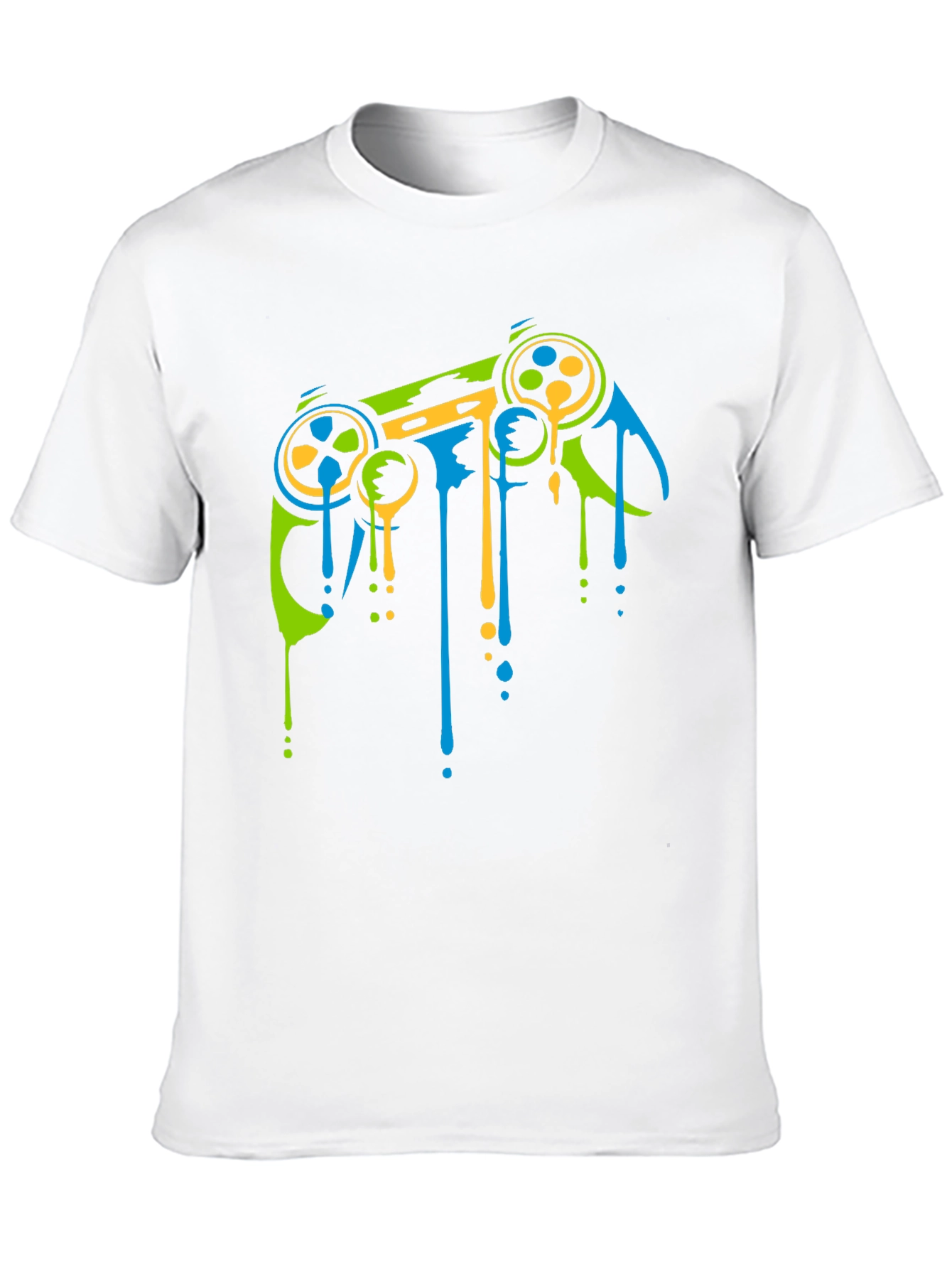 Gaming Controller Drip T-Shirt - Cool Gamer Tee