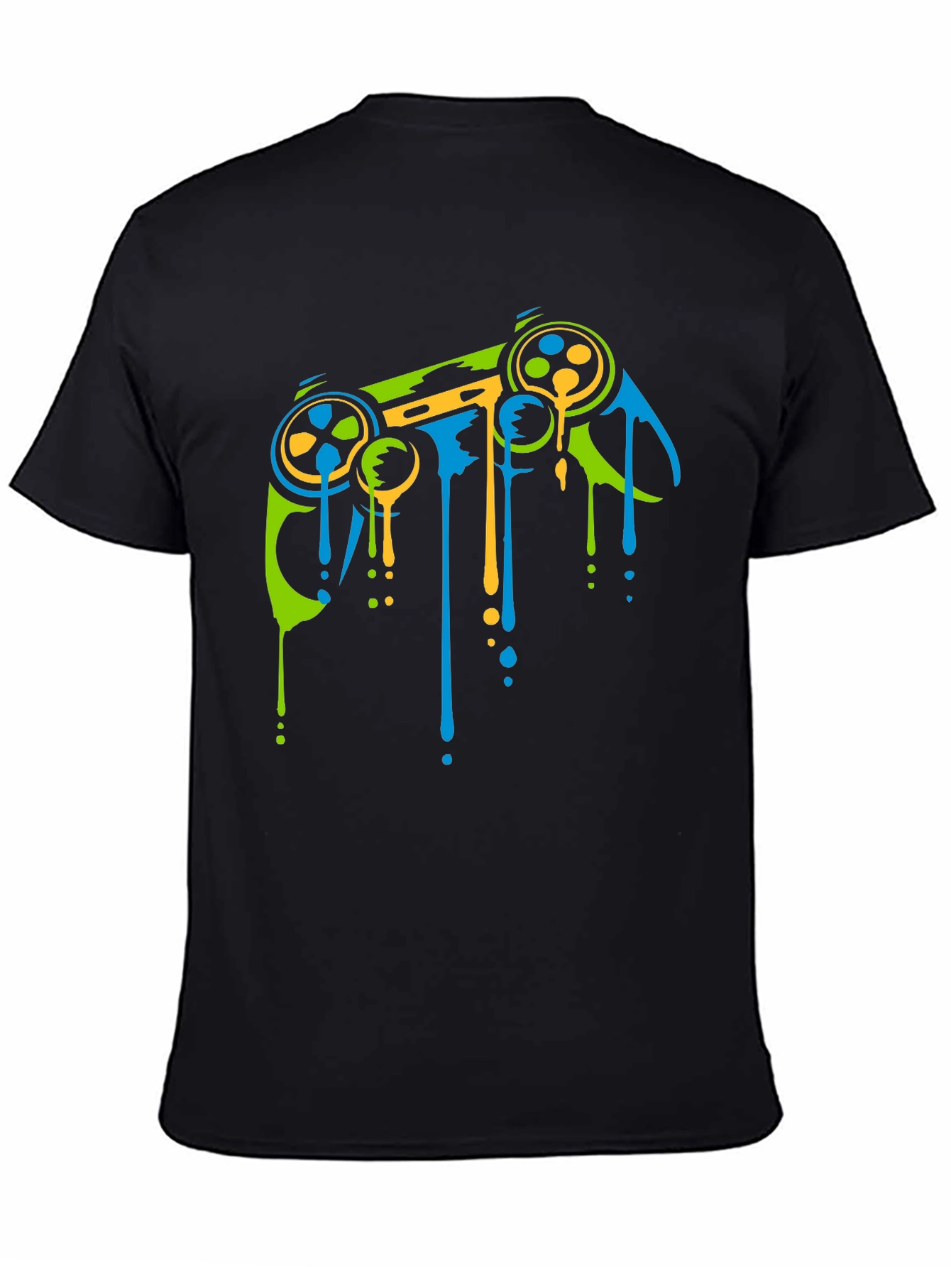 Gaming Controller Drip T-Shirt - Cool Gamer Tee