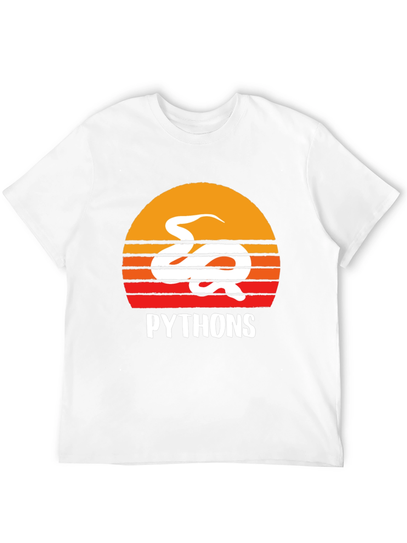 Python Sunset Graphic Tee - Programmer Shirt