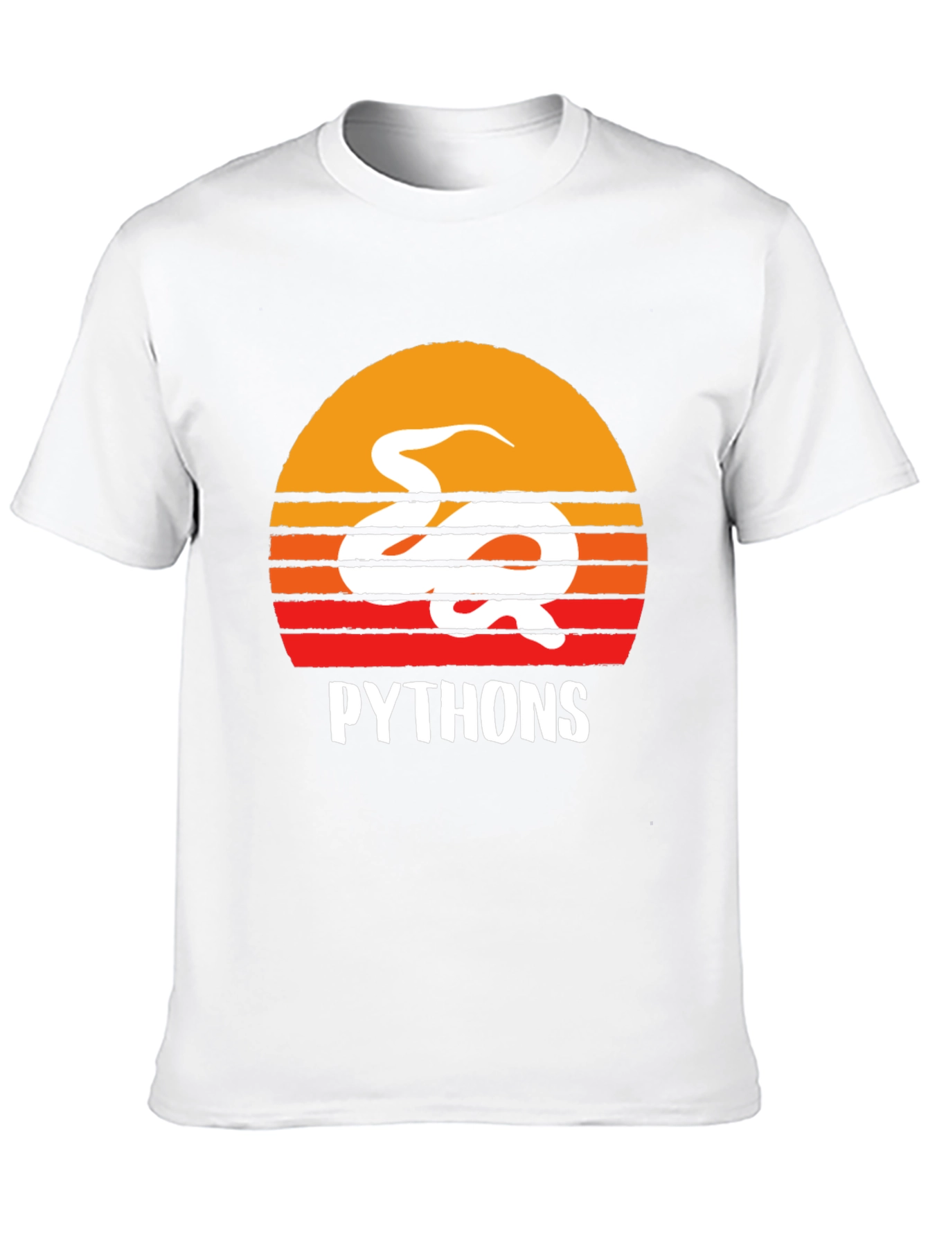 Python Sunset Graphic Tee - Programmer Shirt