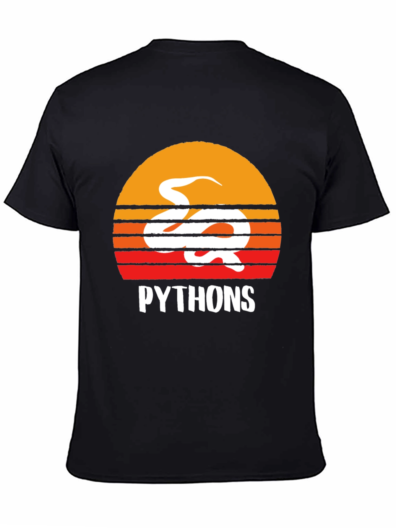 Python Sunset Graphic Tee - Programmer Shirt