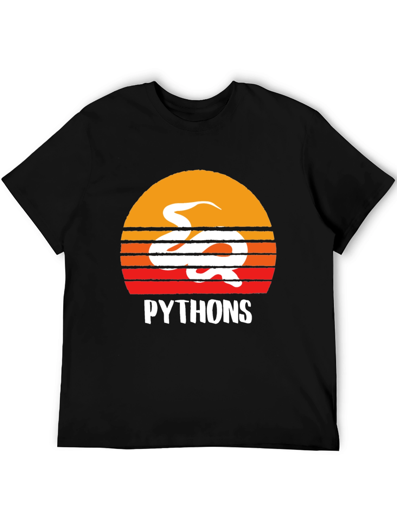 Python Sunset Graphic Tee - Programmer Shirt