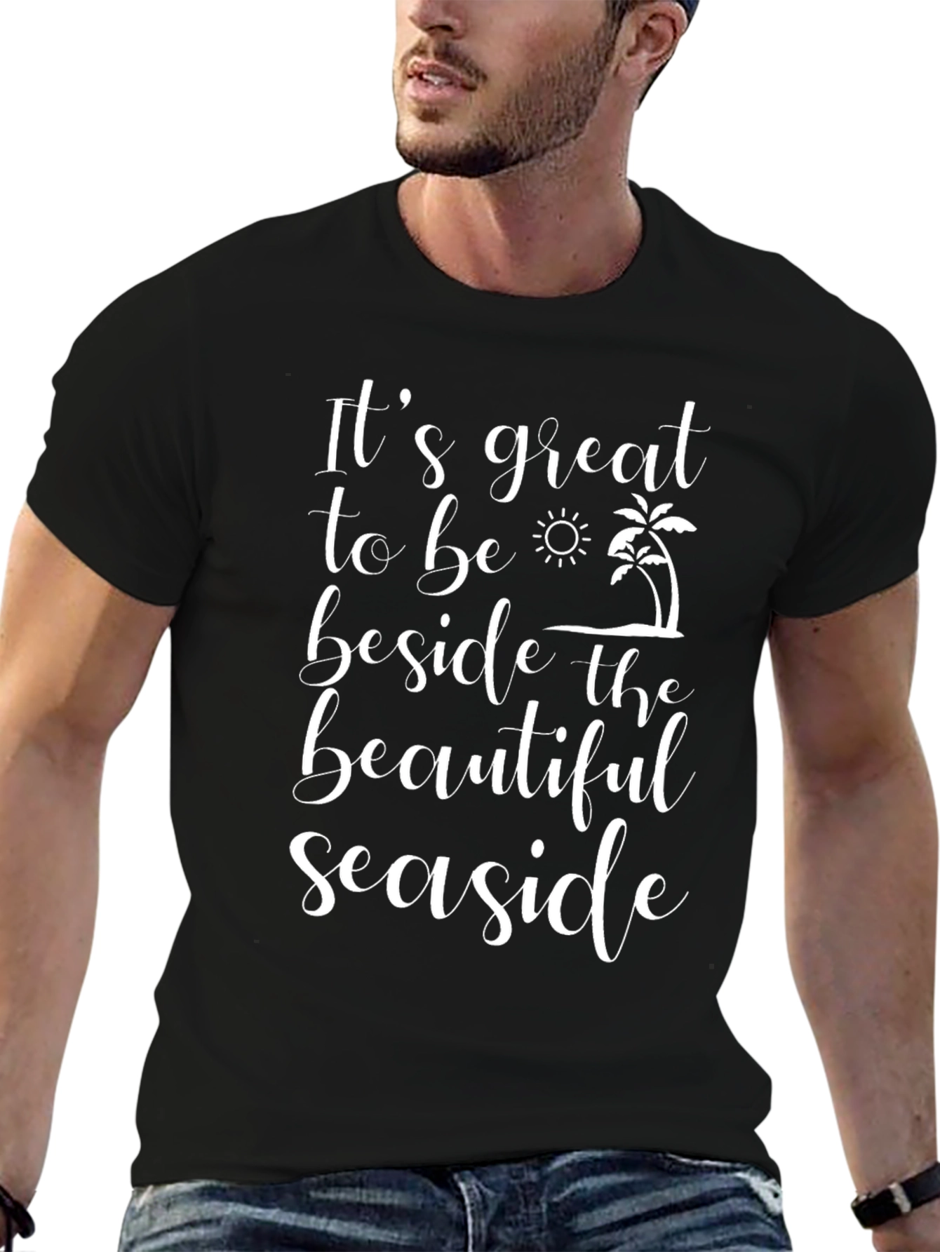 Beach Seaside T-Shirt: Great Seaside Life!