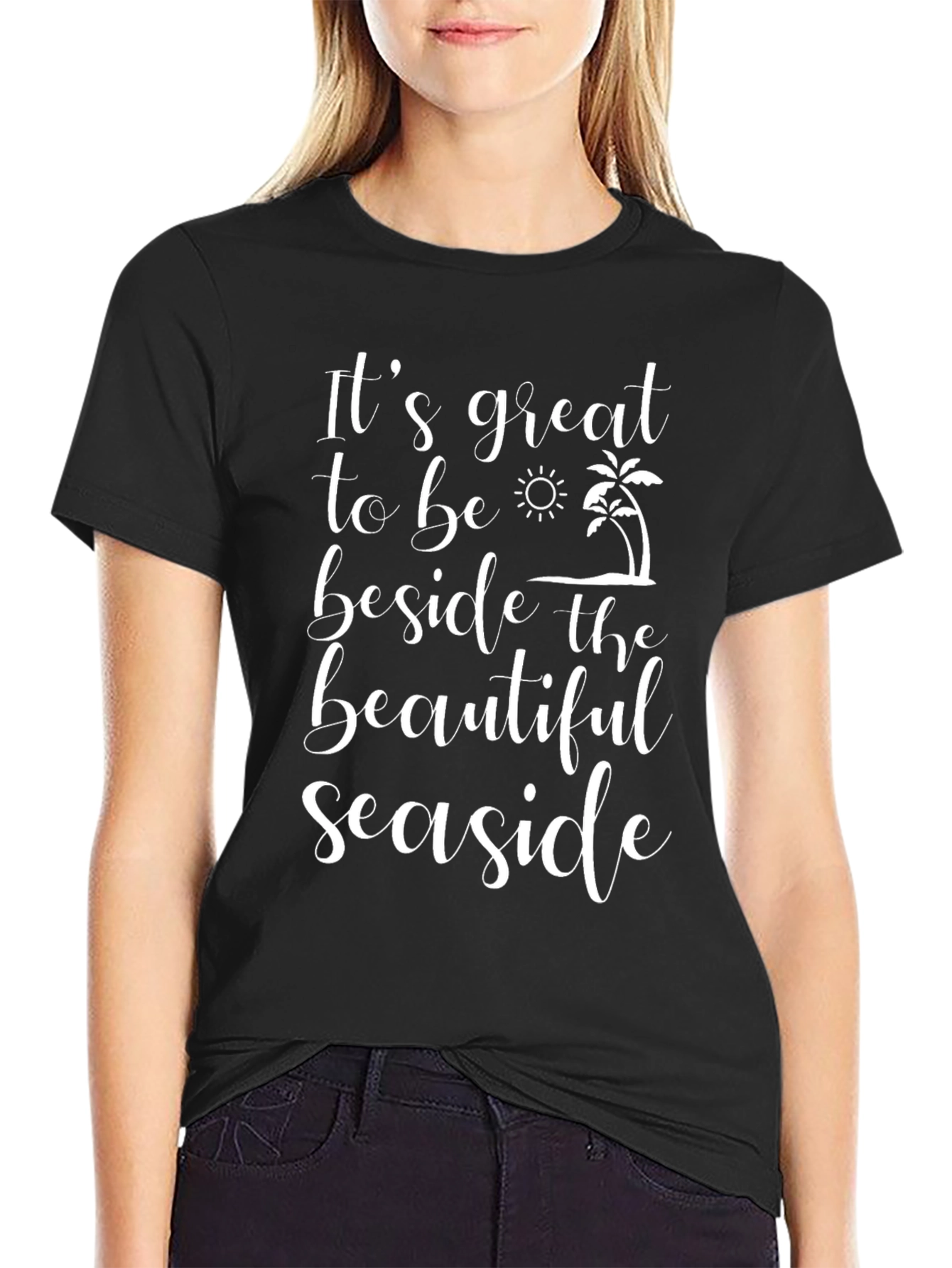 Beach Seaside T-Shirt: Great Seaside Life!