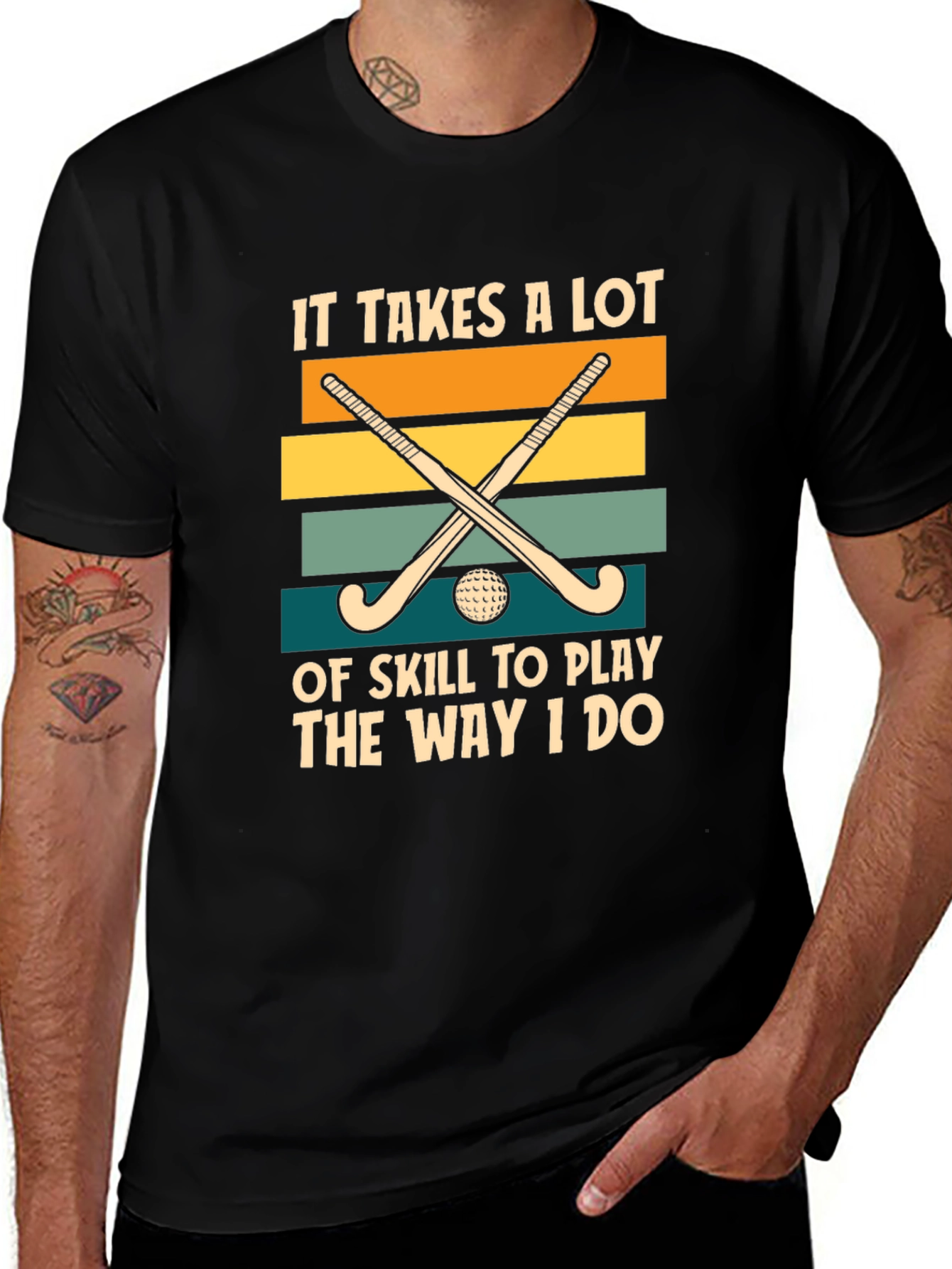 Funny Field Hockey T-Shirt: It Takes Skill