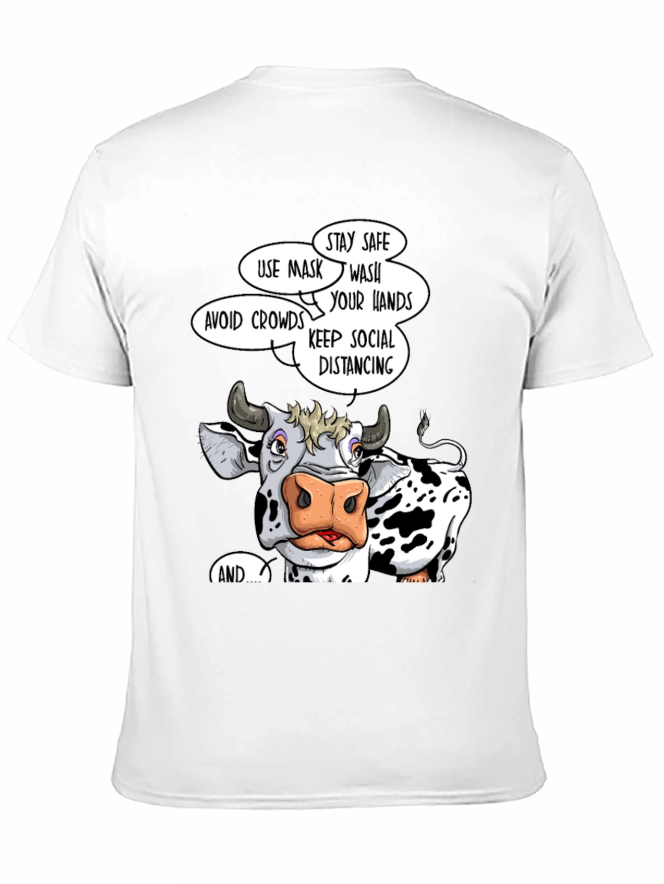 Cow Social Distancing T-Shirt