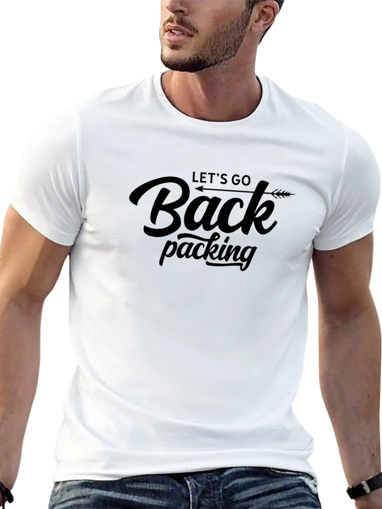 Lets Go Backpacking Graphic Tee