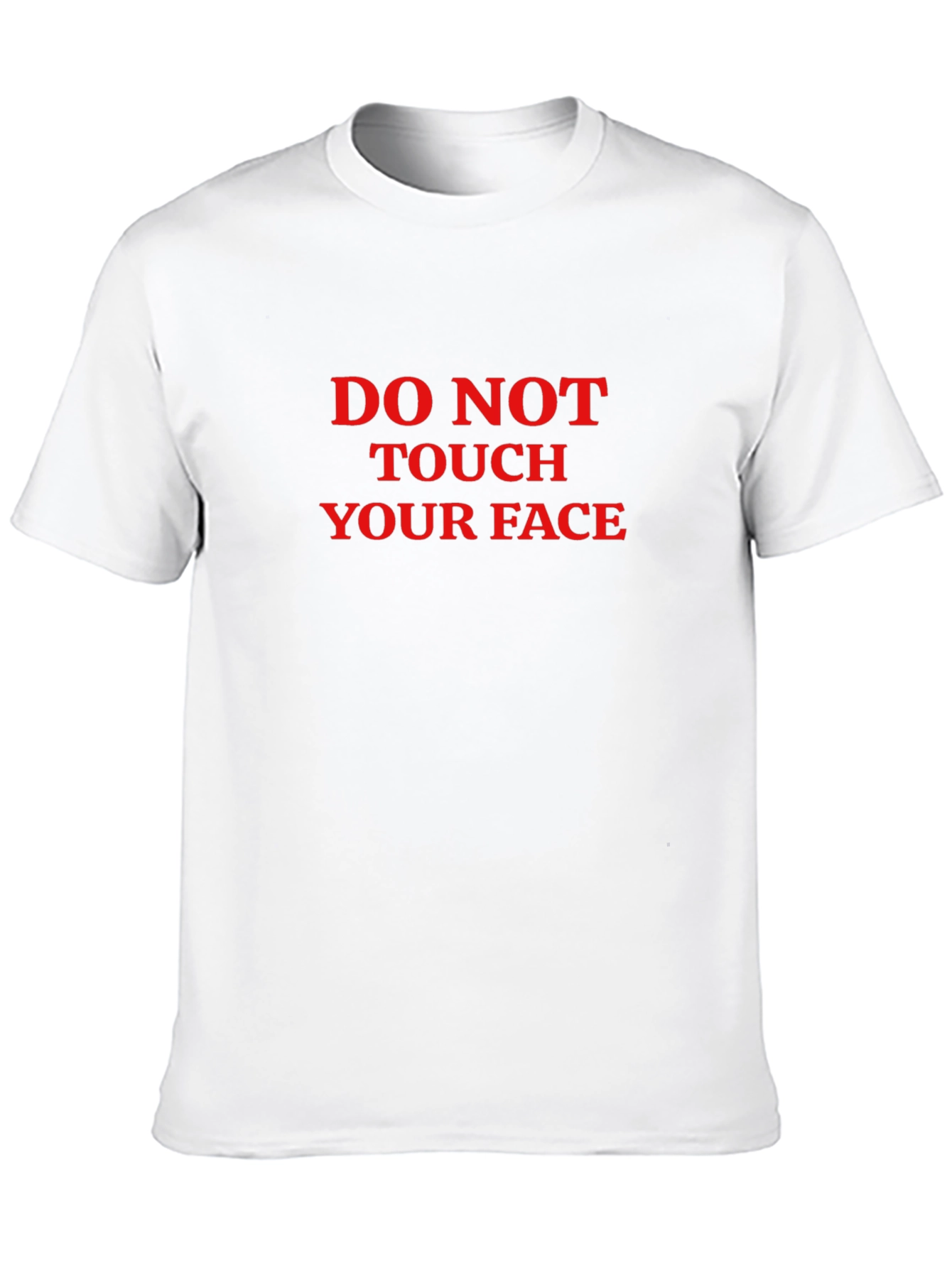 Do Not Touch Your Face Graphic Tee - Black