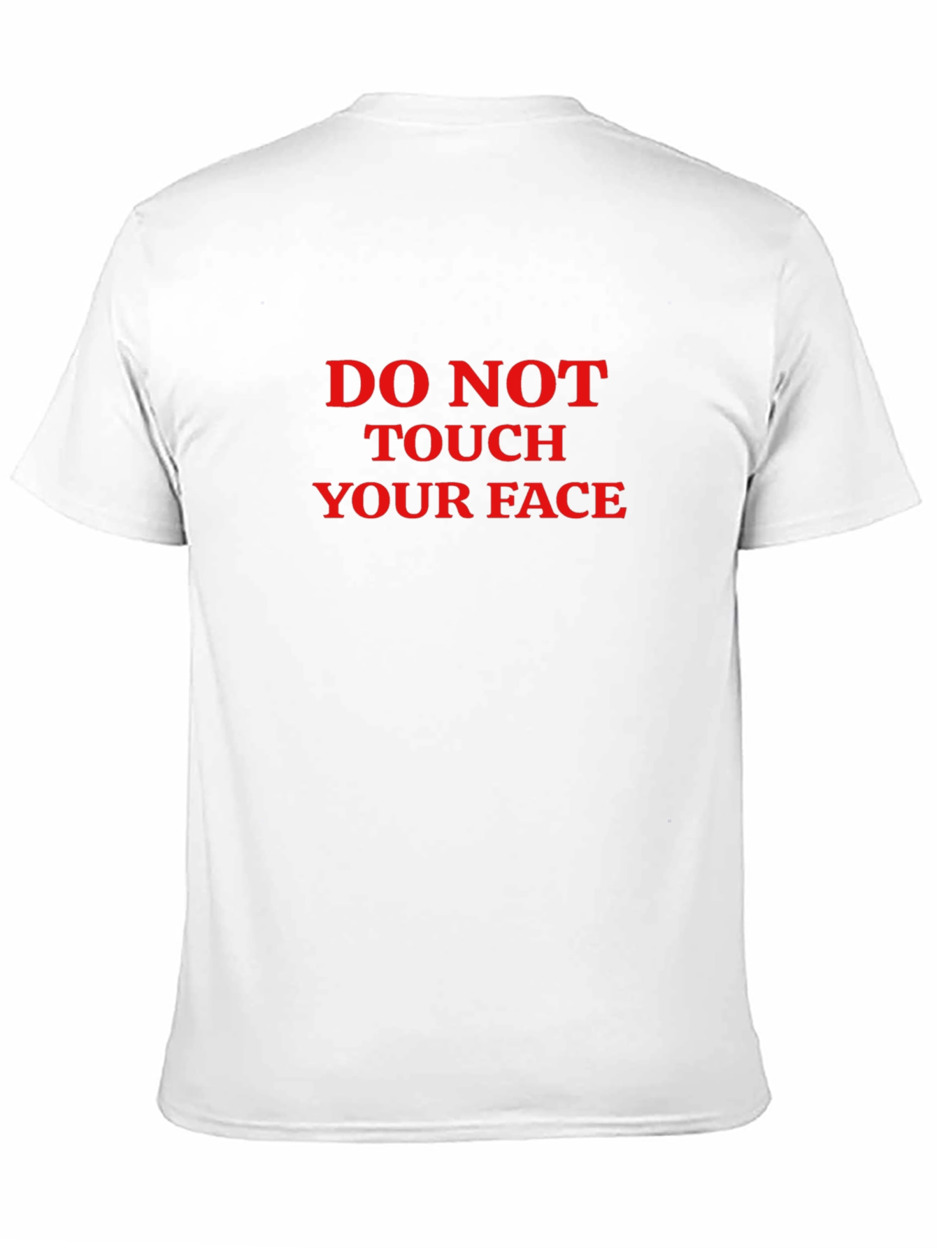 Do Not Touch Your Face Graphic Tee - Black