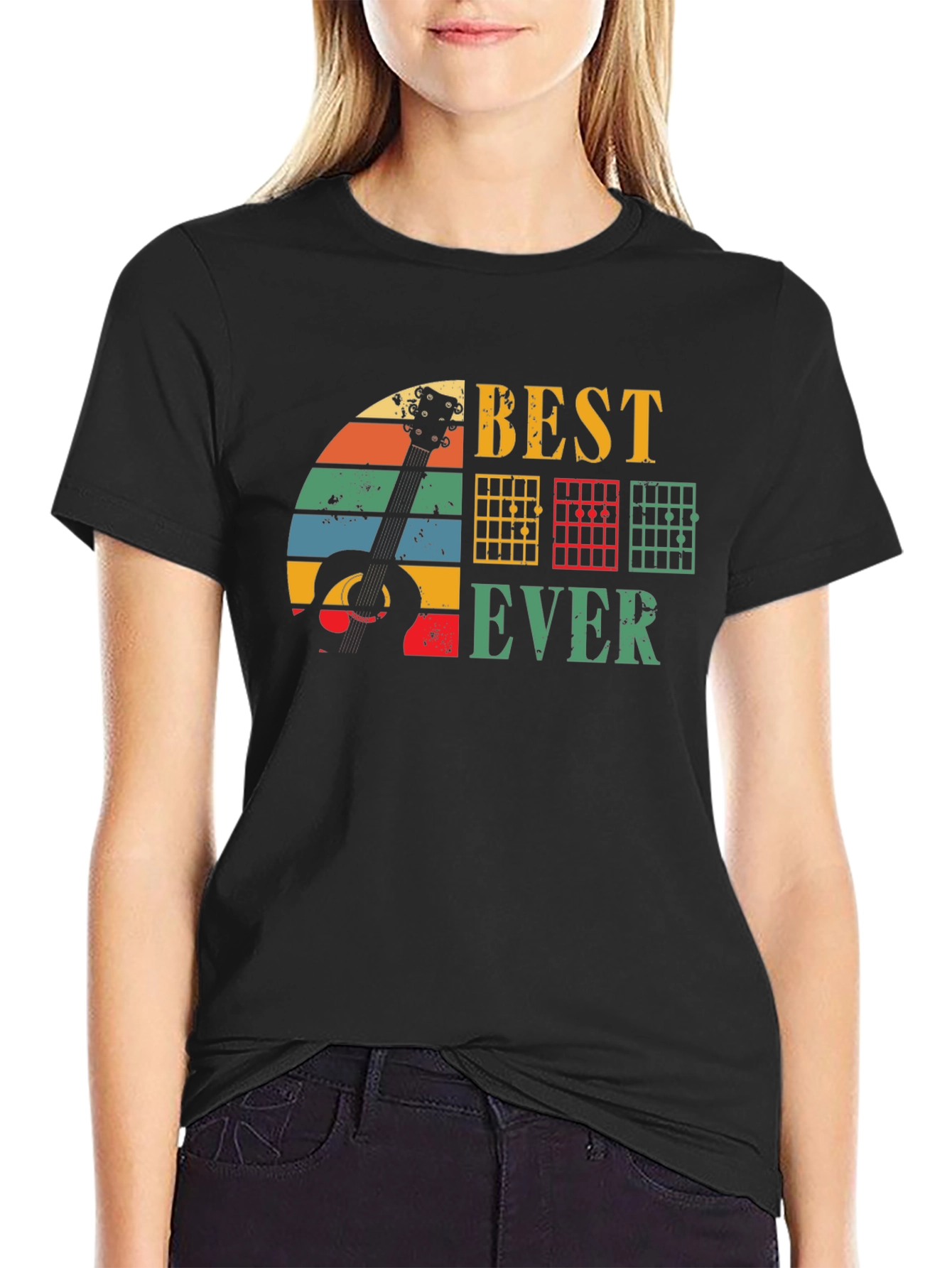 Best Guitar Ever T-Shirt - Retro Music Tee
