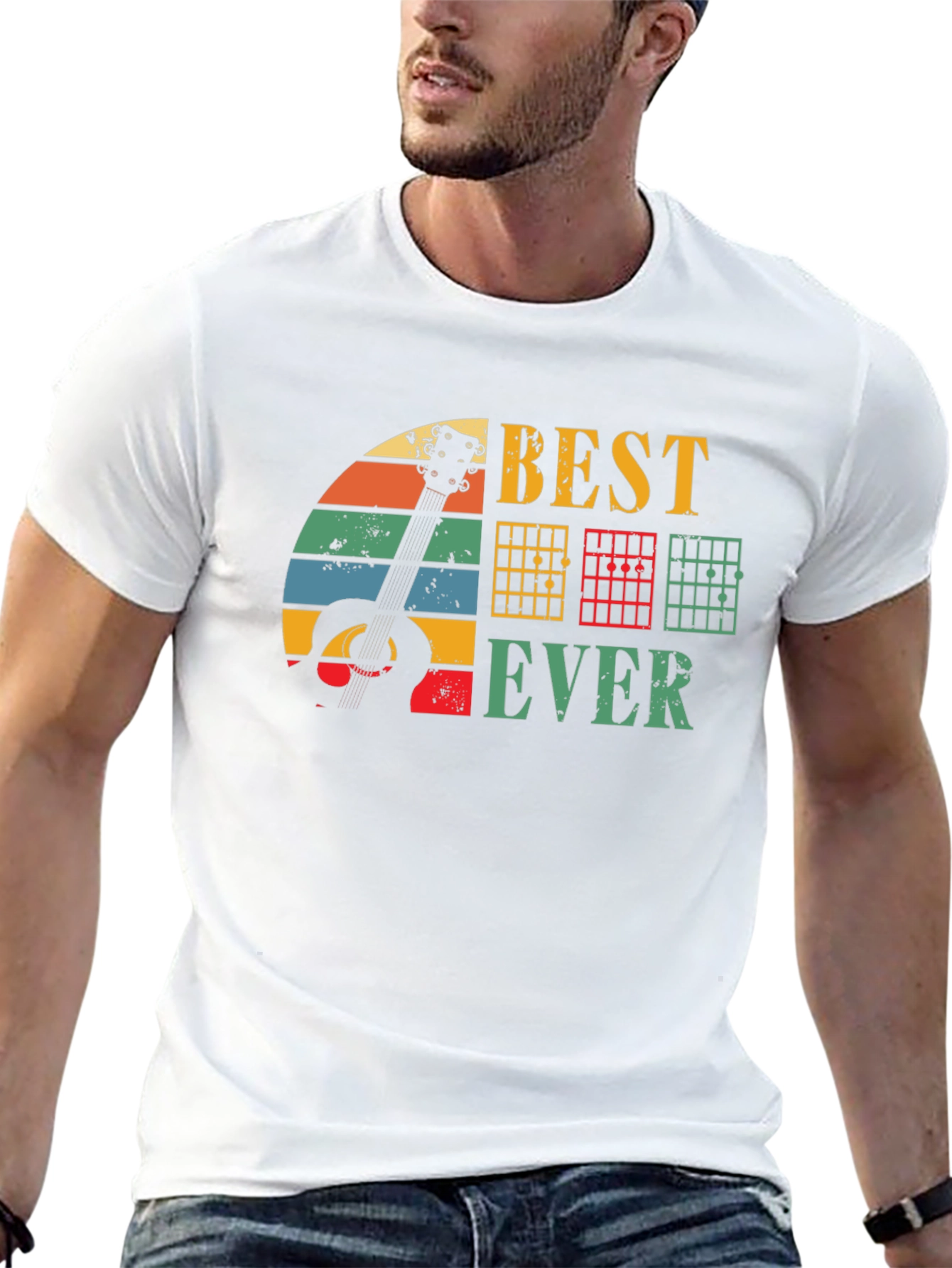 Best Guitar Ever T-Shirt - Retro Music Tee