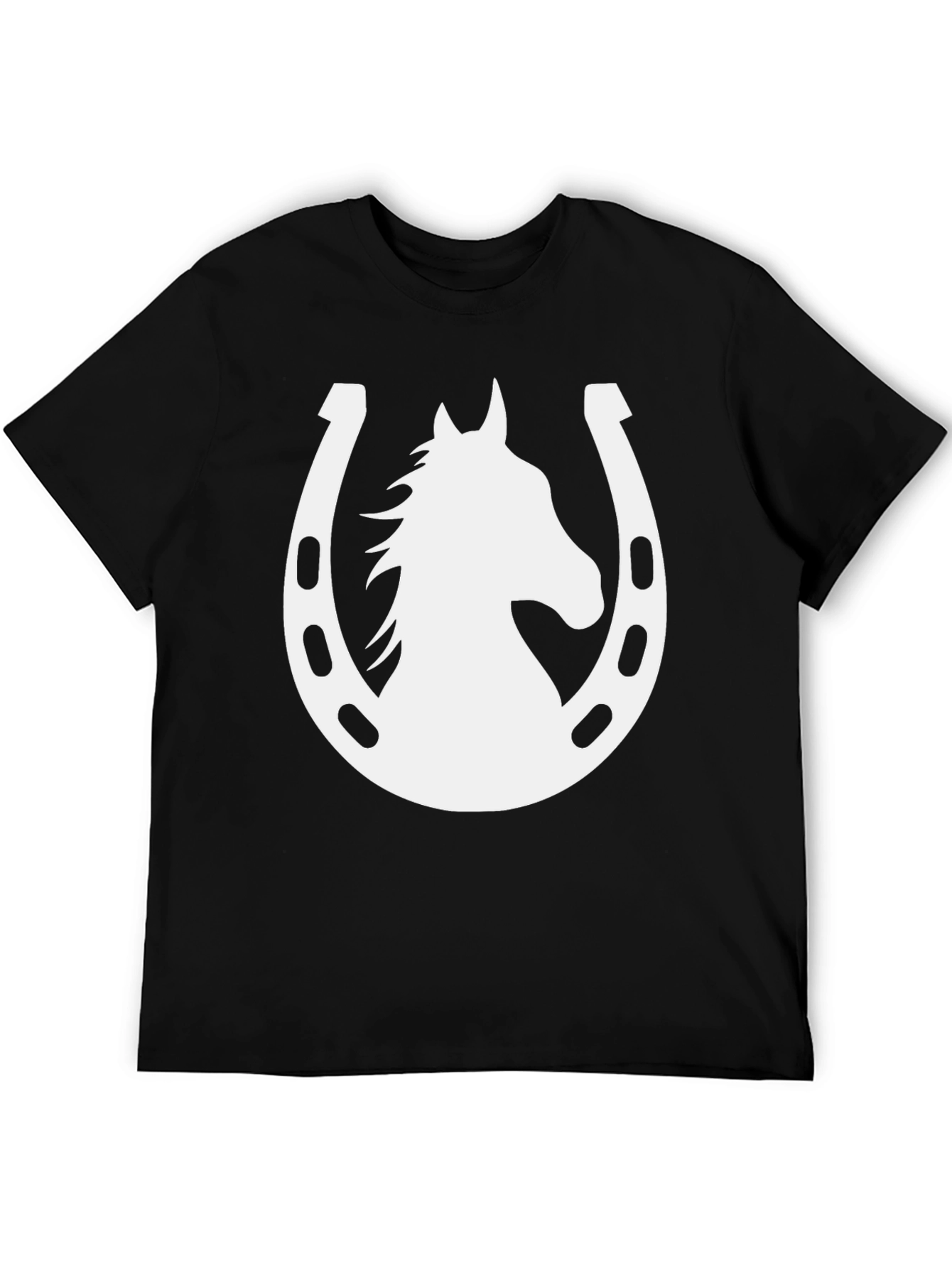 Horse & Horseshoe Graphic T-Shirt