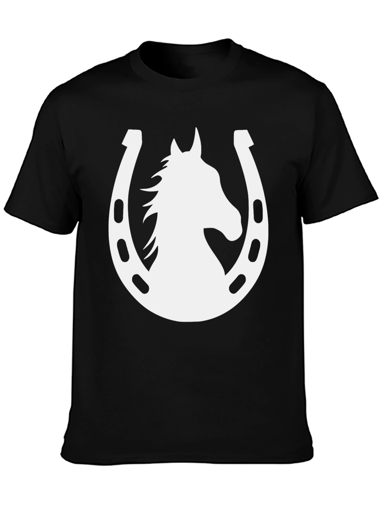 Horse & Horseshoe Graphic T-Shirt