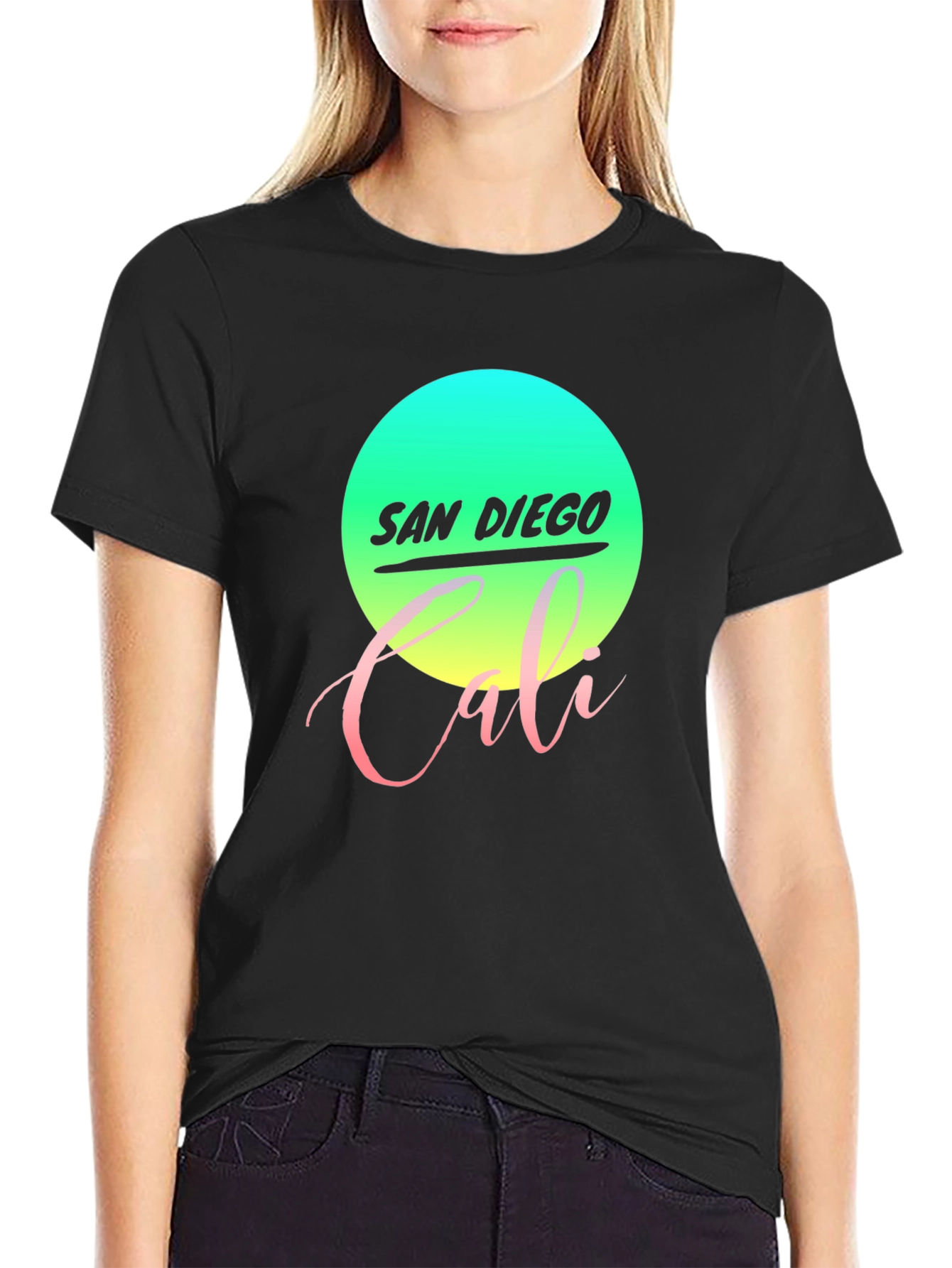 San Diego Cali Graphic Tee - Retro Style