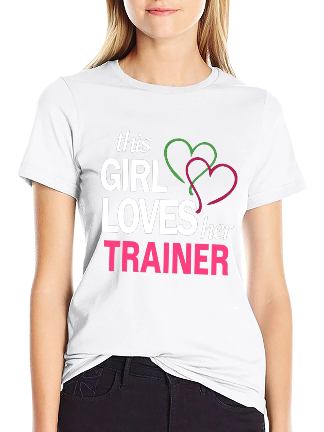 Girl Loves Trainer Graphic T-Shirt