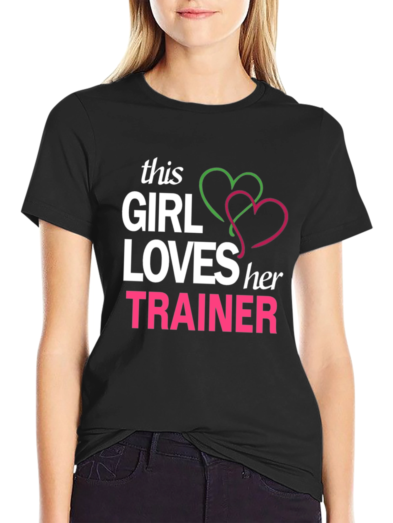 Girl Loves Trainer Graphic T-Shirt