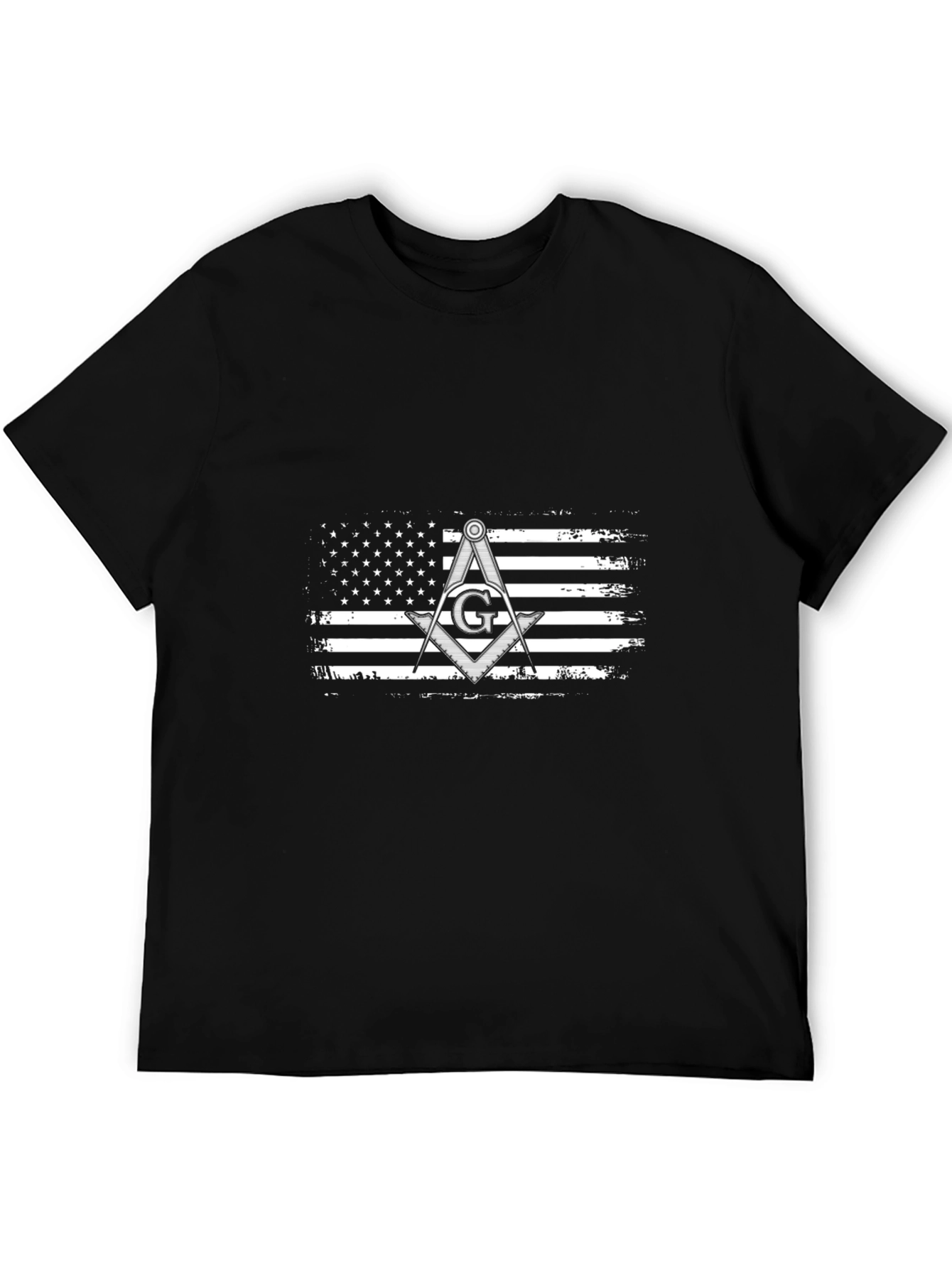 Freemason USA Flag Graphic T-Shirt