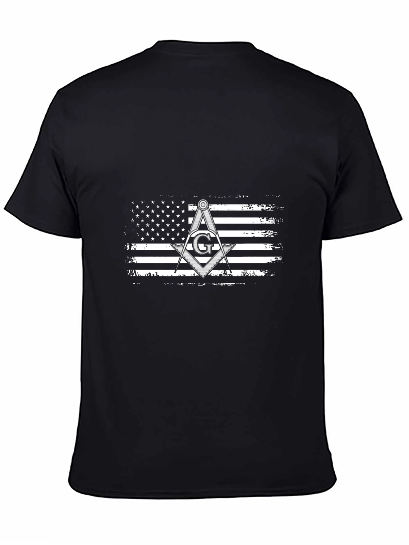 Freemason USA Flag Graphic T-Shirt