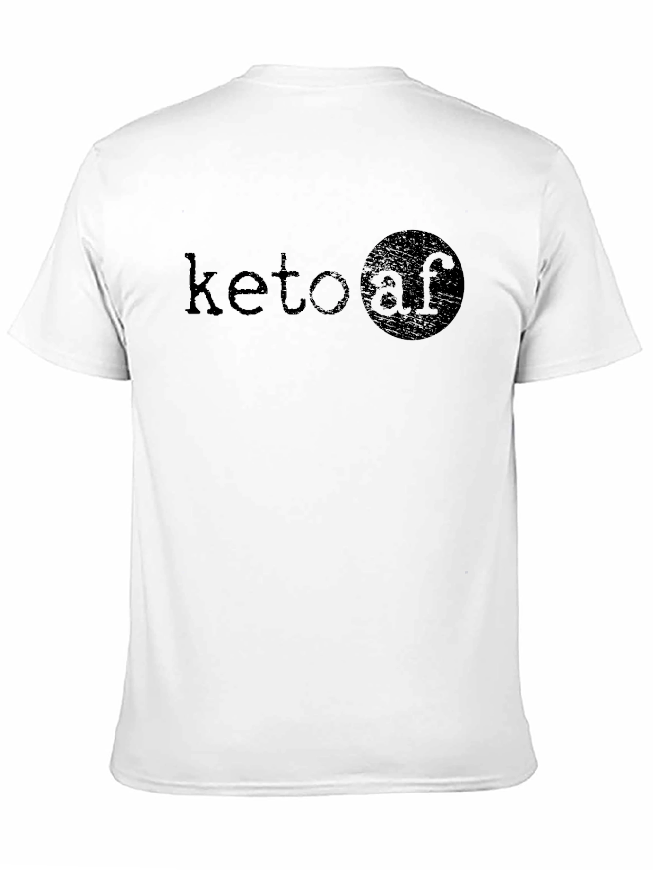 Keto AF Graphic Tee - Black Casual T-Shirt