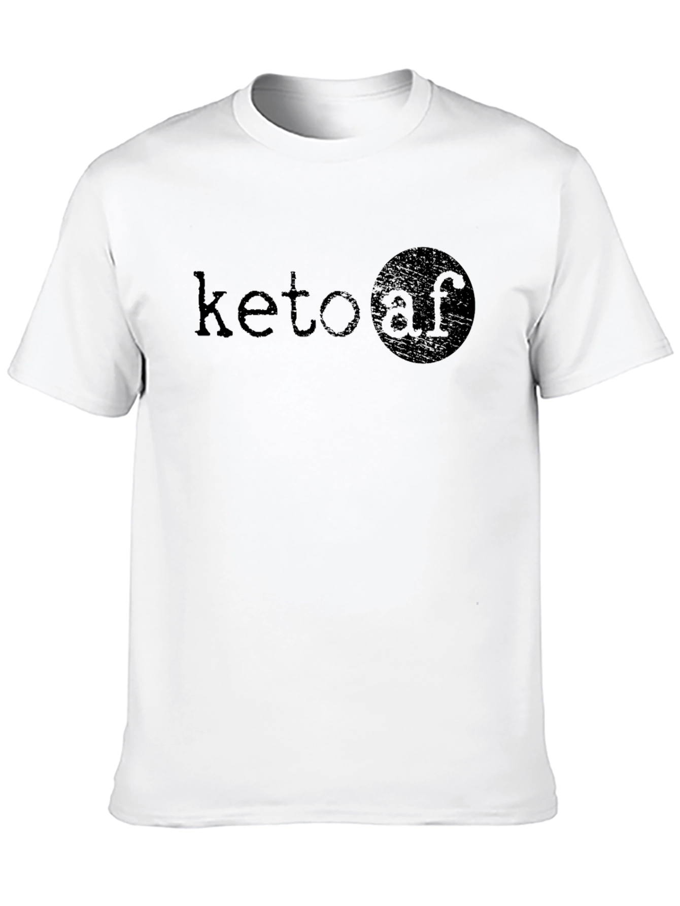 Keto AF Graphic Tee - Black Casual T-Shirt