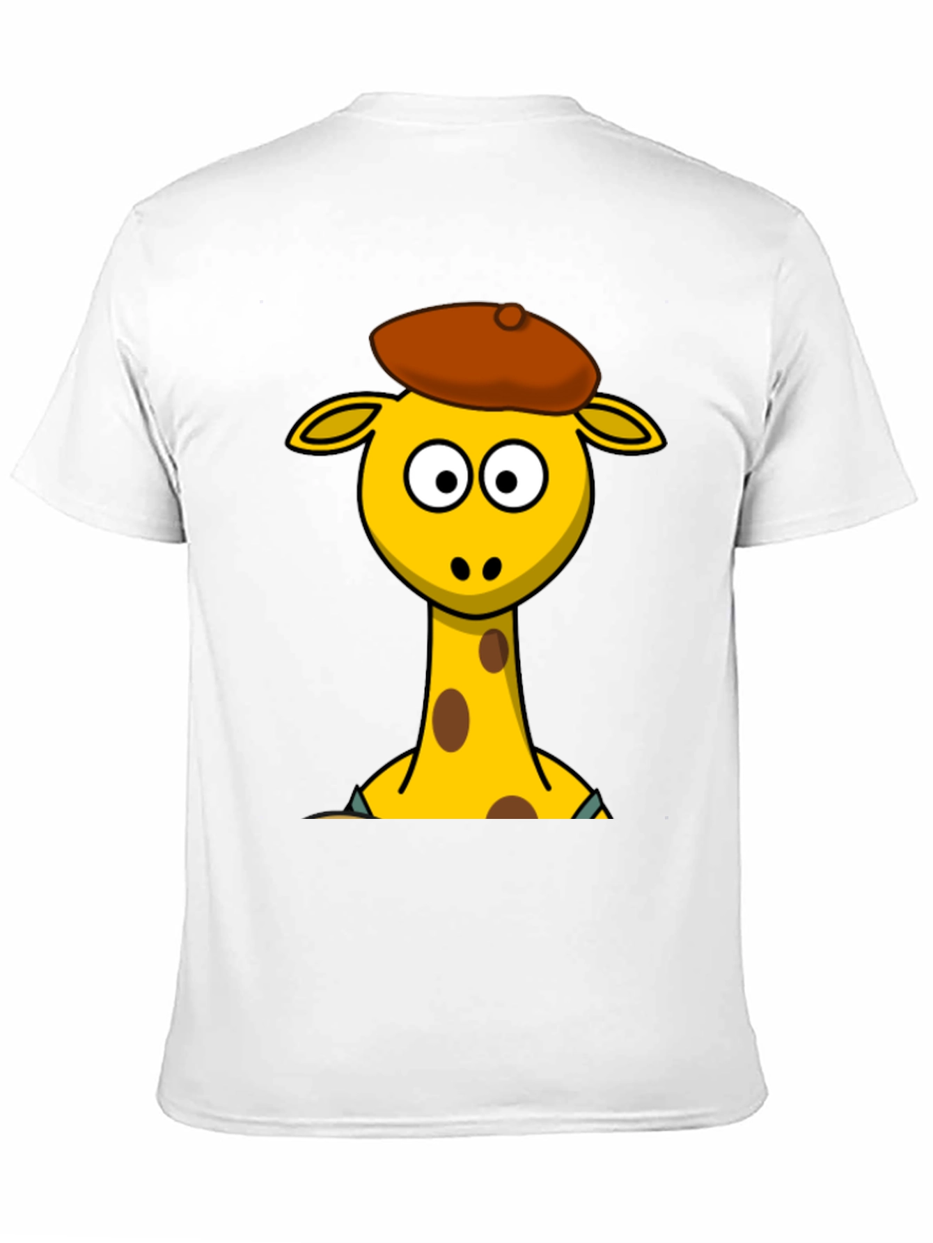 Cartoon Giraffe T-Shirt - Quirky Graphic Tee