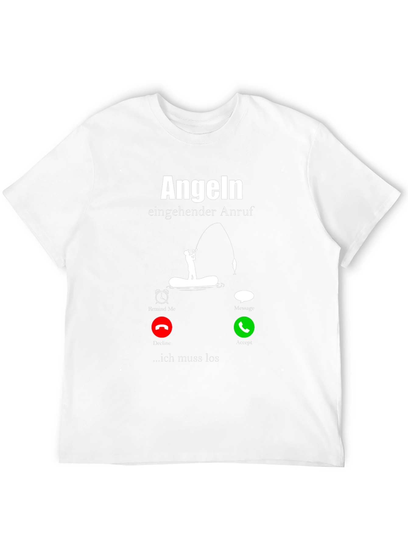 Angeln Incoming Call Fishing T-Shirt