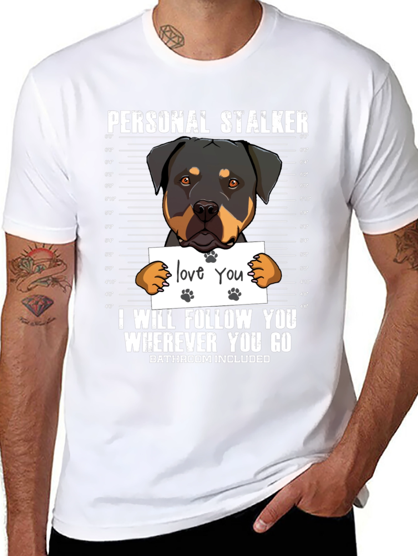 Personal Stalker Dog Lover T-Shirt