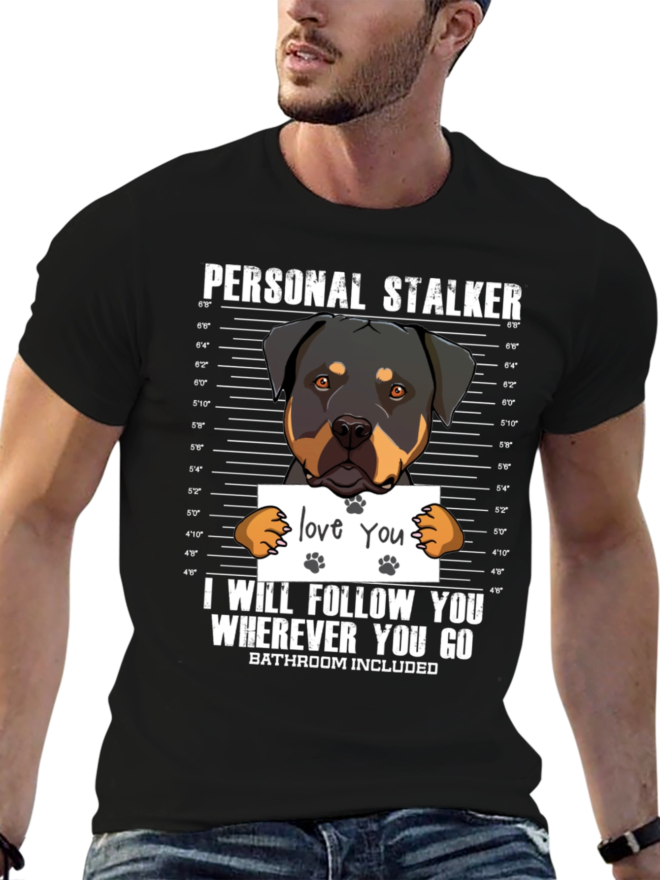 Personal Stalker Dog Lover T-Shirt