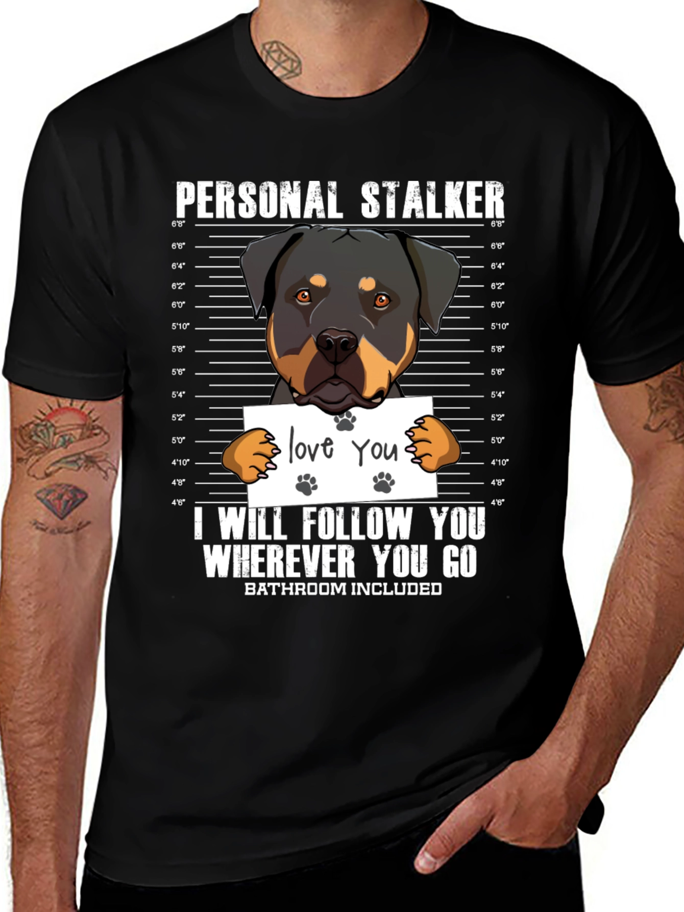 Personal Stalker Dog Lover T-Shirt