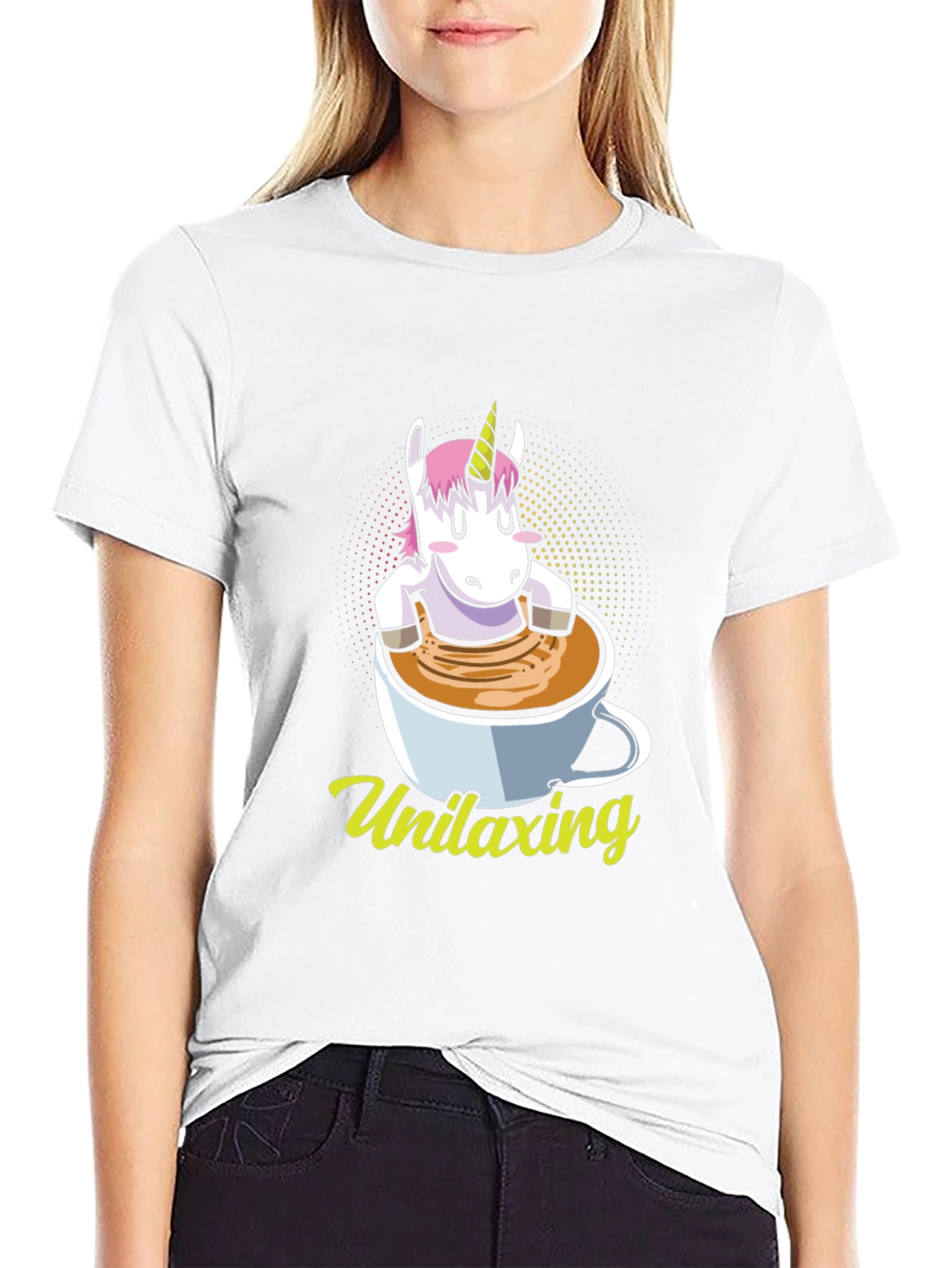 Unilaxing Unicorn Coffee T-Shirt