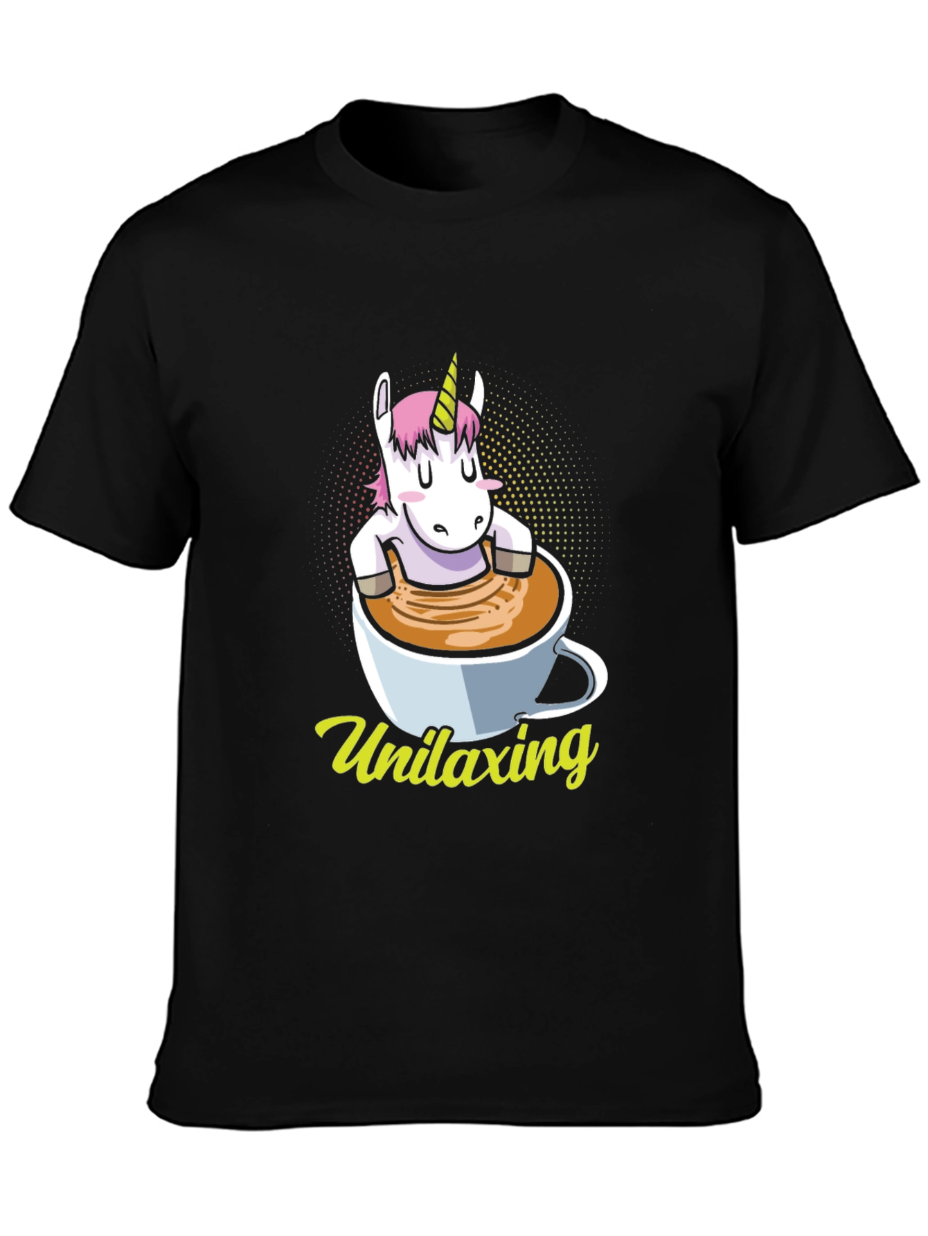 Unilaxing Unicorn Coffee T-Shirt