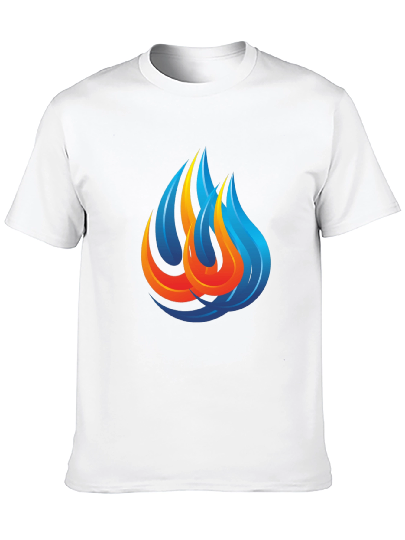 Flame Graphic Black T-Shirt