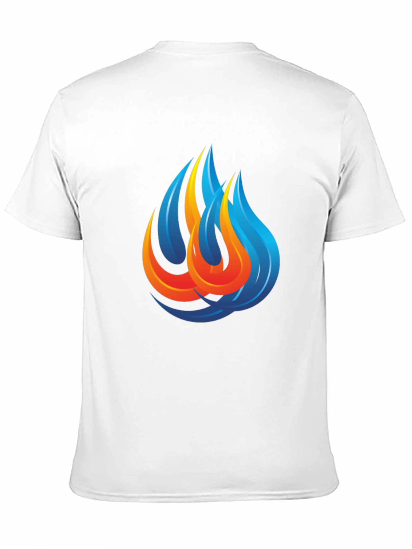 Flame Graphic Black T-Shirt