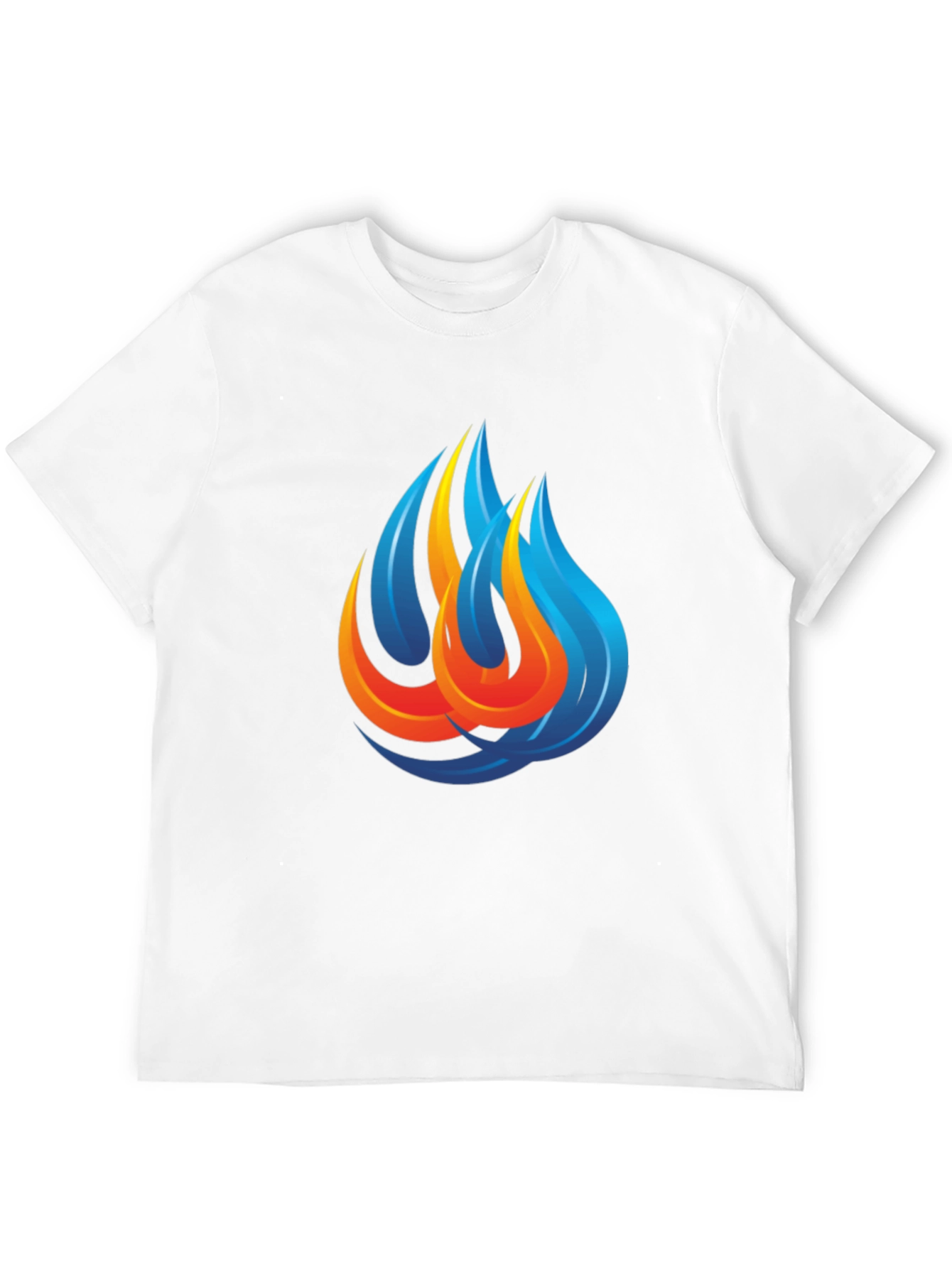 Flame Graphic Black T-Shirt