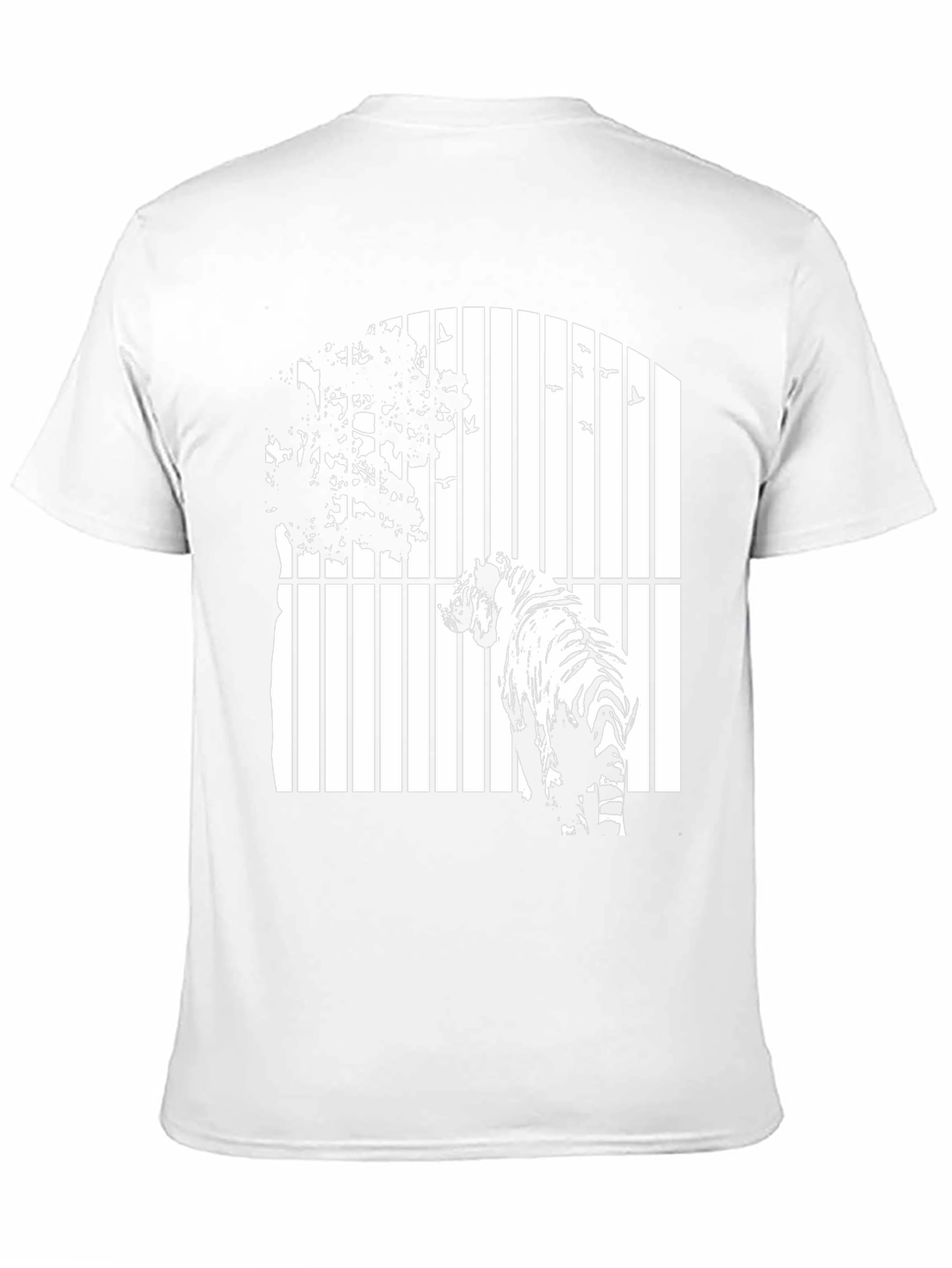 Tiger Behind Bars Graphic Tee