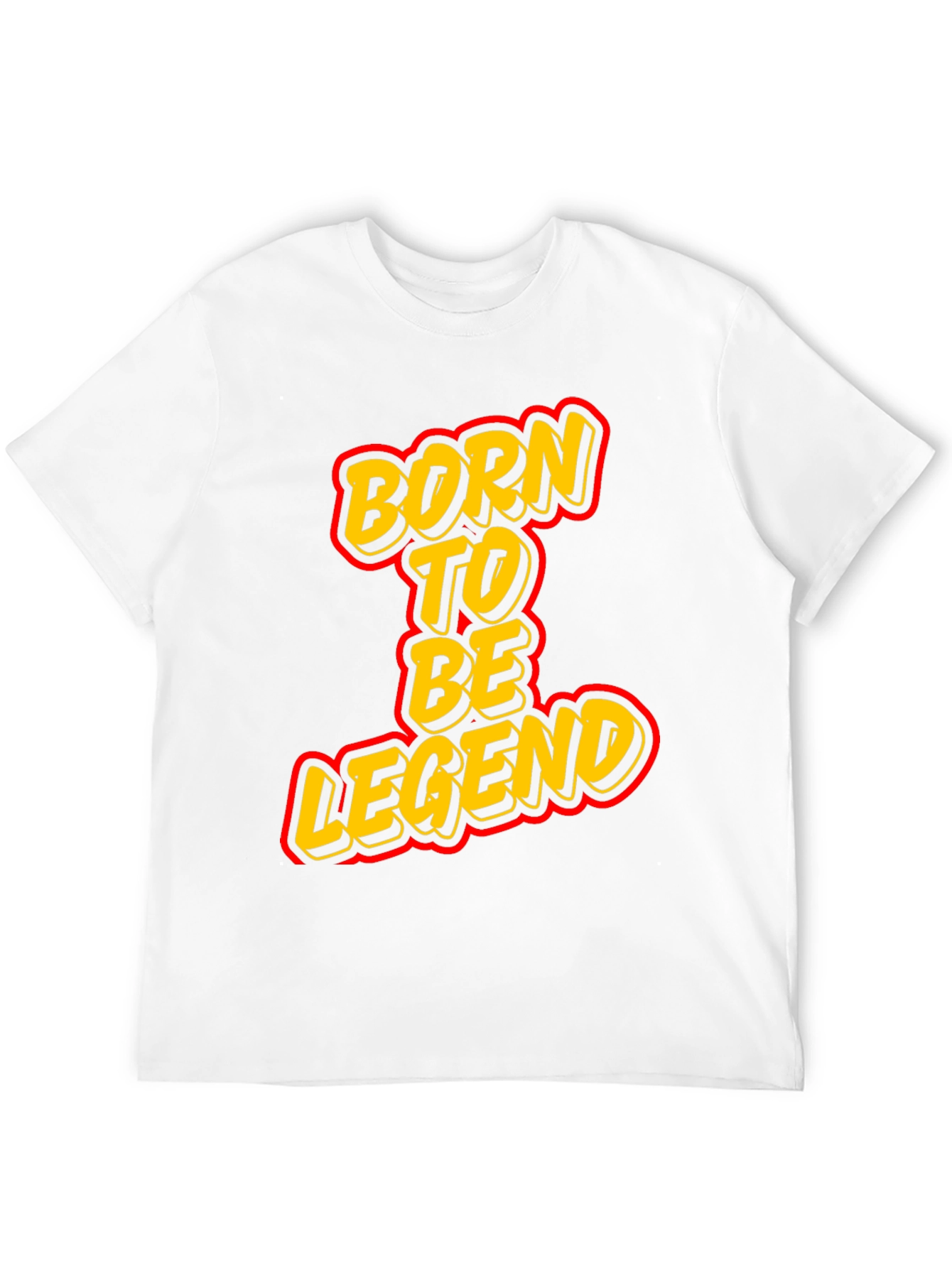 Born To Be Legend Black Graphic Tee
