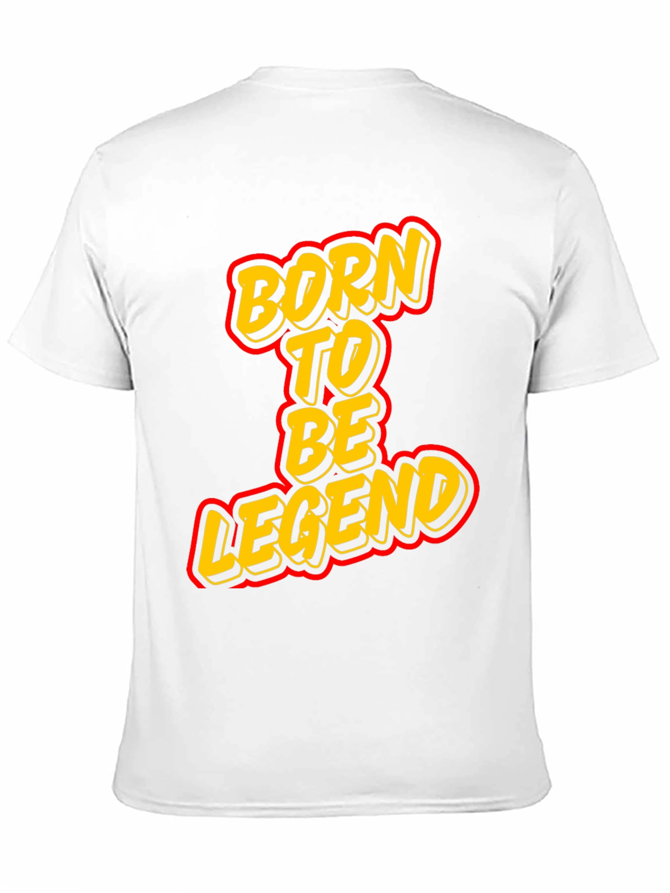 Born To Be Legend Black Graphic Tee