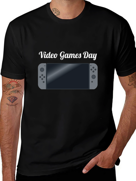 Video Games Day Graphic Tee - Gamer Style